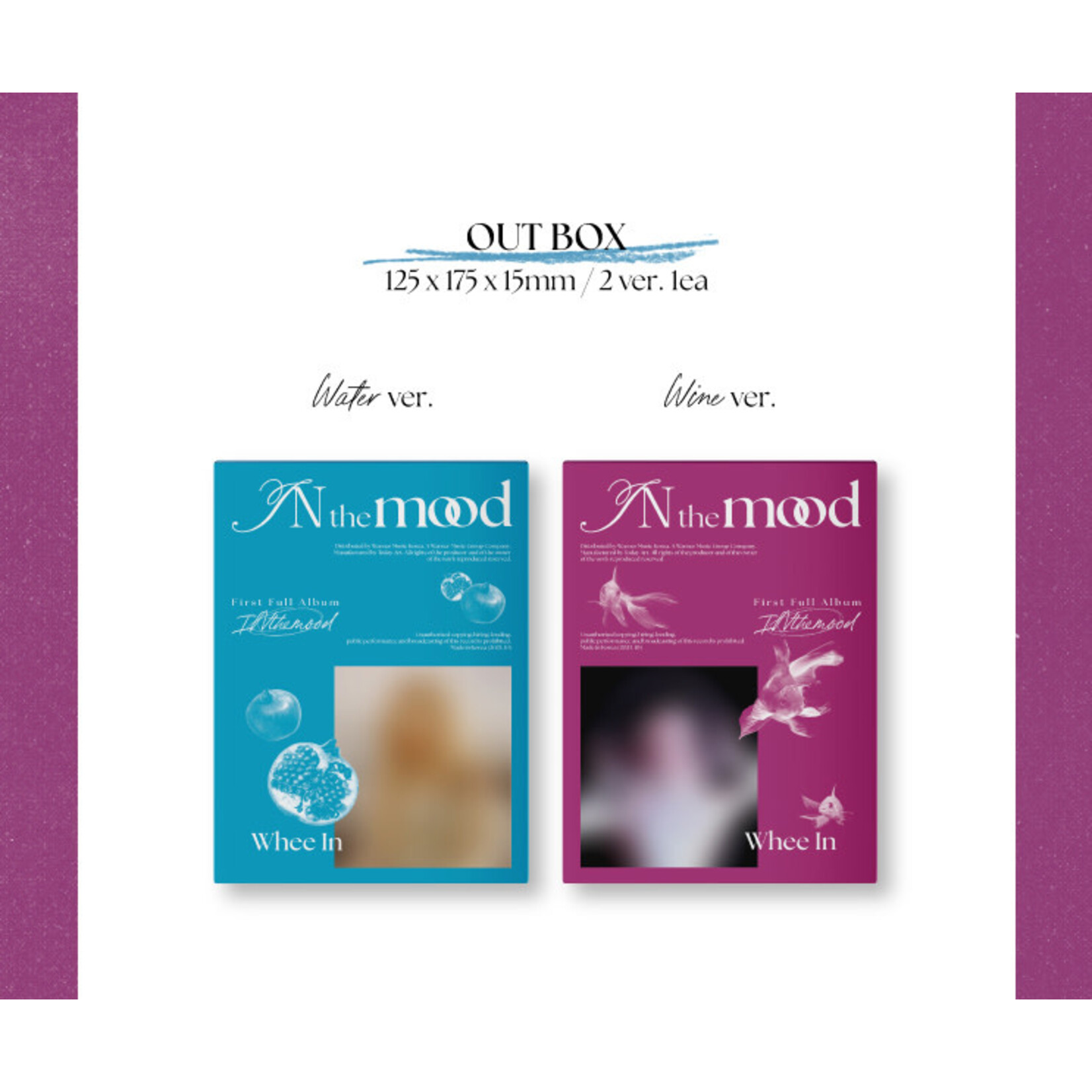 Mamamoo Whee In (MAMAMOO) - 1st Full Album [IN the mood] (Photobook Ver.) + Random Photocard (SW)