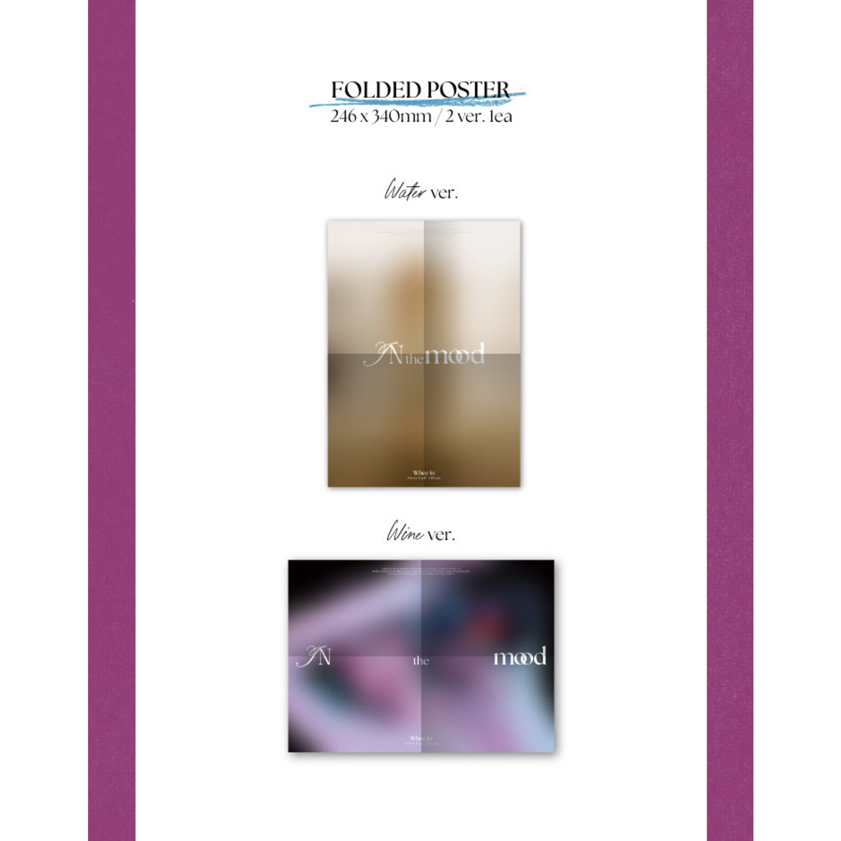 Mamamoo Whee In (MAMAMOO) - 1st Full Album [IN the mood] (Photobook Ver.) + Random Photocard (SW)
