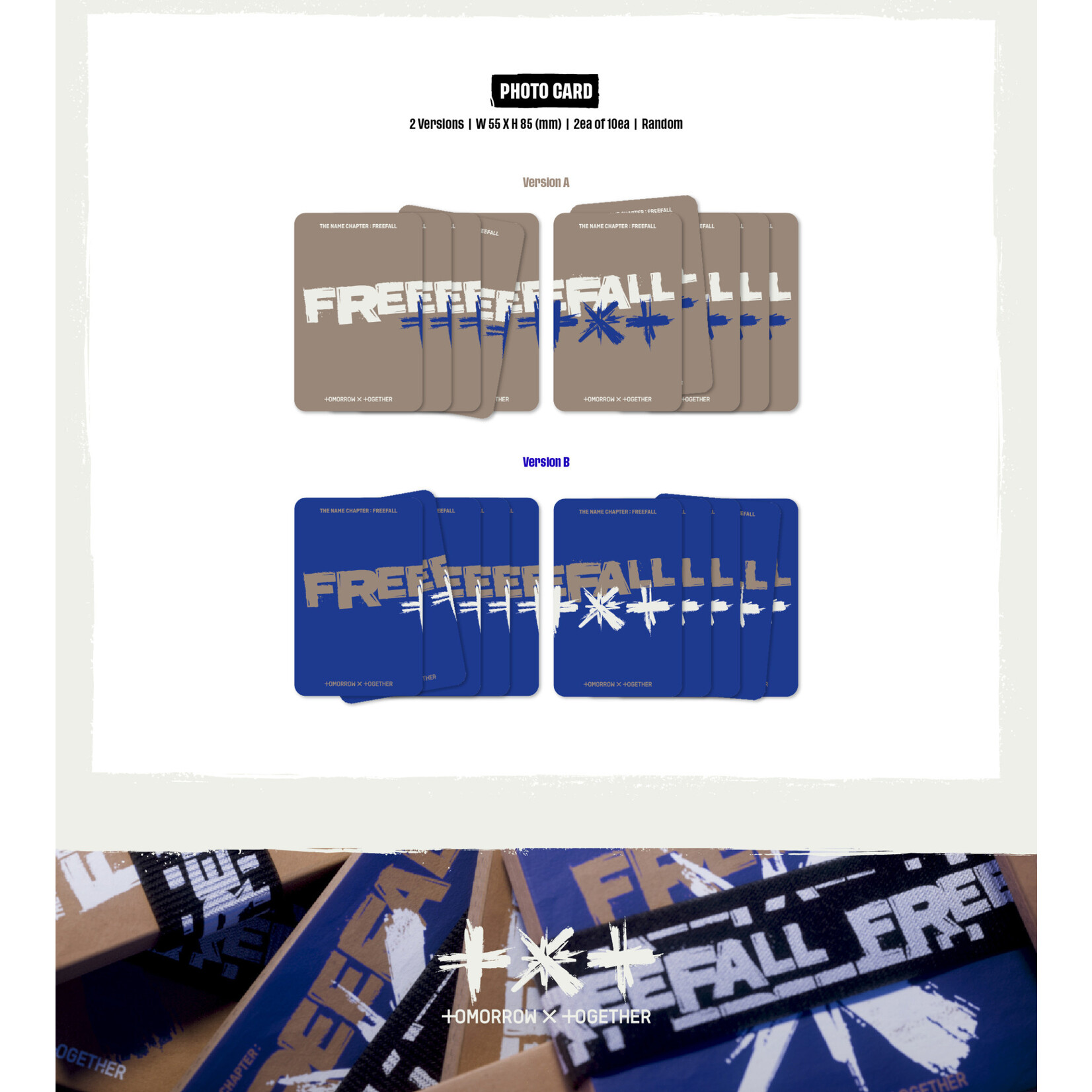 TXT [Weverse] TOMORROW X TOGETHER (TXT) - [THE NAME CHAPTER : FREEFALL] (Weverse Albums Set Ver.) + Weverse Gift (WS)