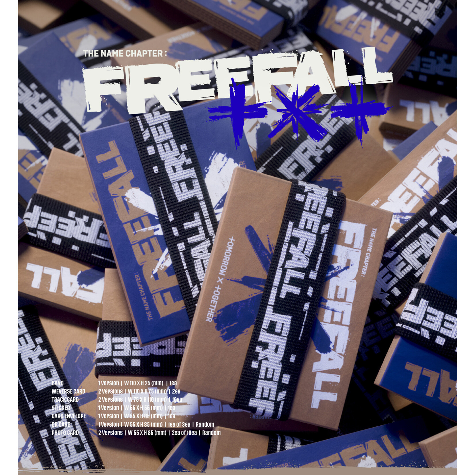 TXT [Weverse] TOMORROW X TOGETHER (TXT) - [THE NAME CHAPTER : FREEFALL] (Weverse Albums Set Ver.) + Weverse Gift (WS)