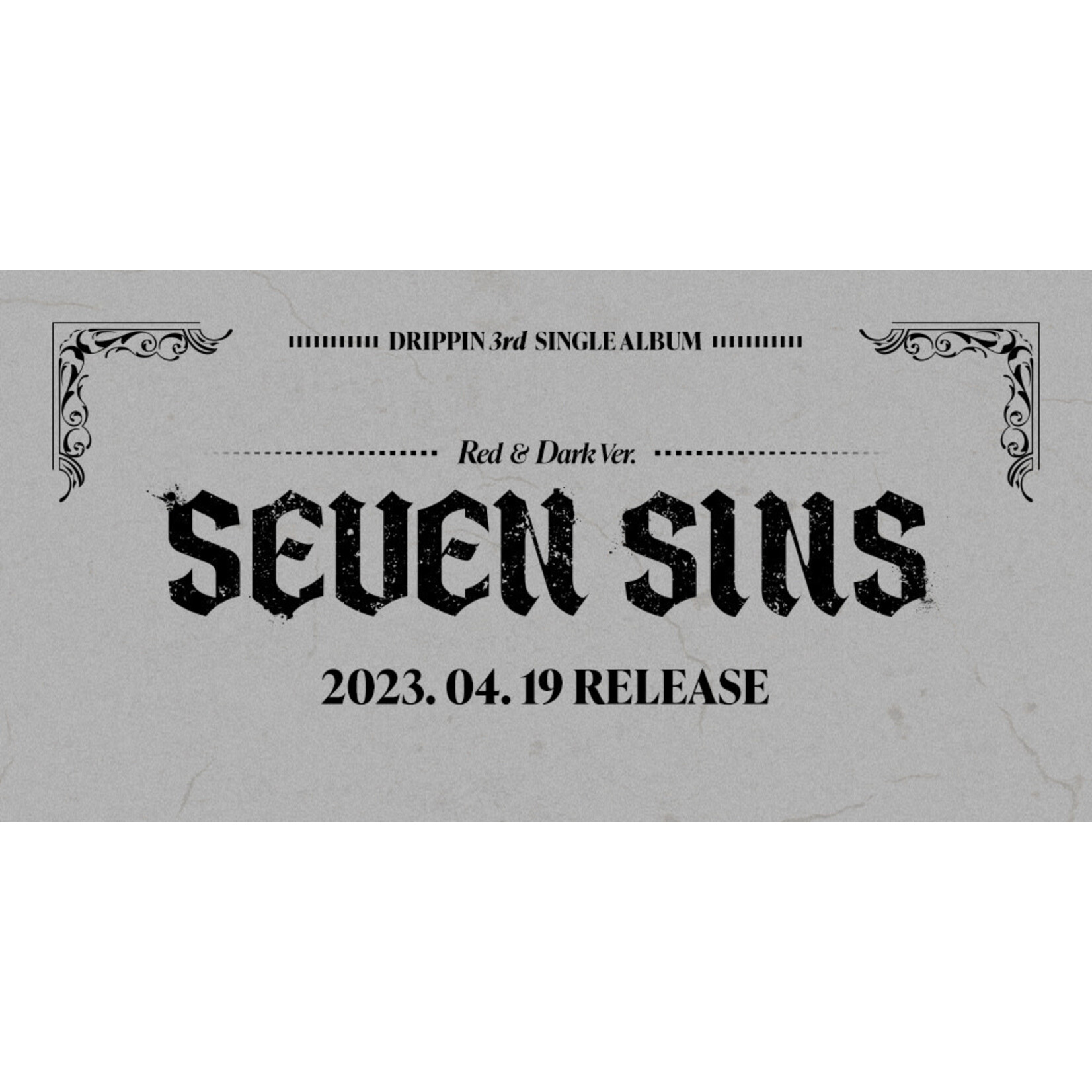 Drippin DRIPPIN - 3rd Single Album [SEVEN SINS] Red ver.
