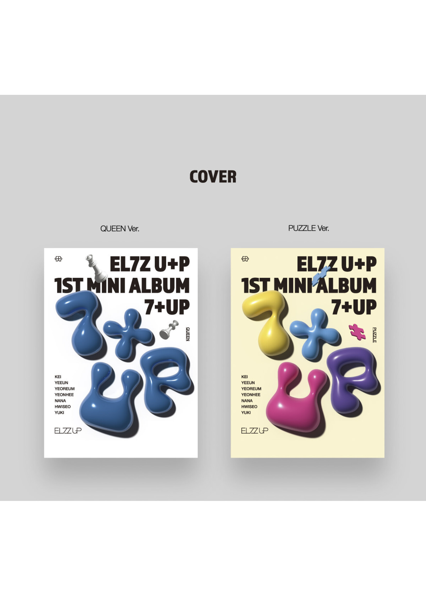 EL7Z UP - 1st Mini Album [7+UP] (Random Ver) - K-Town