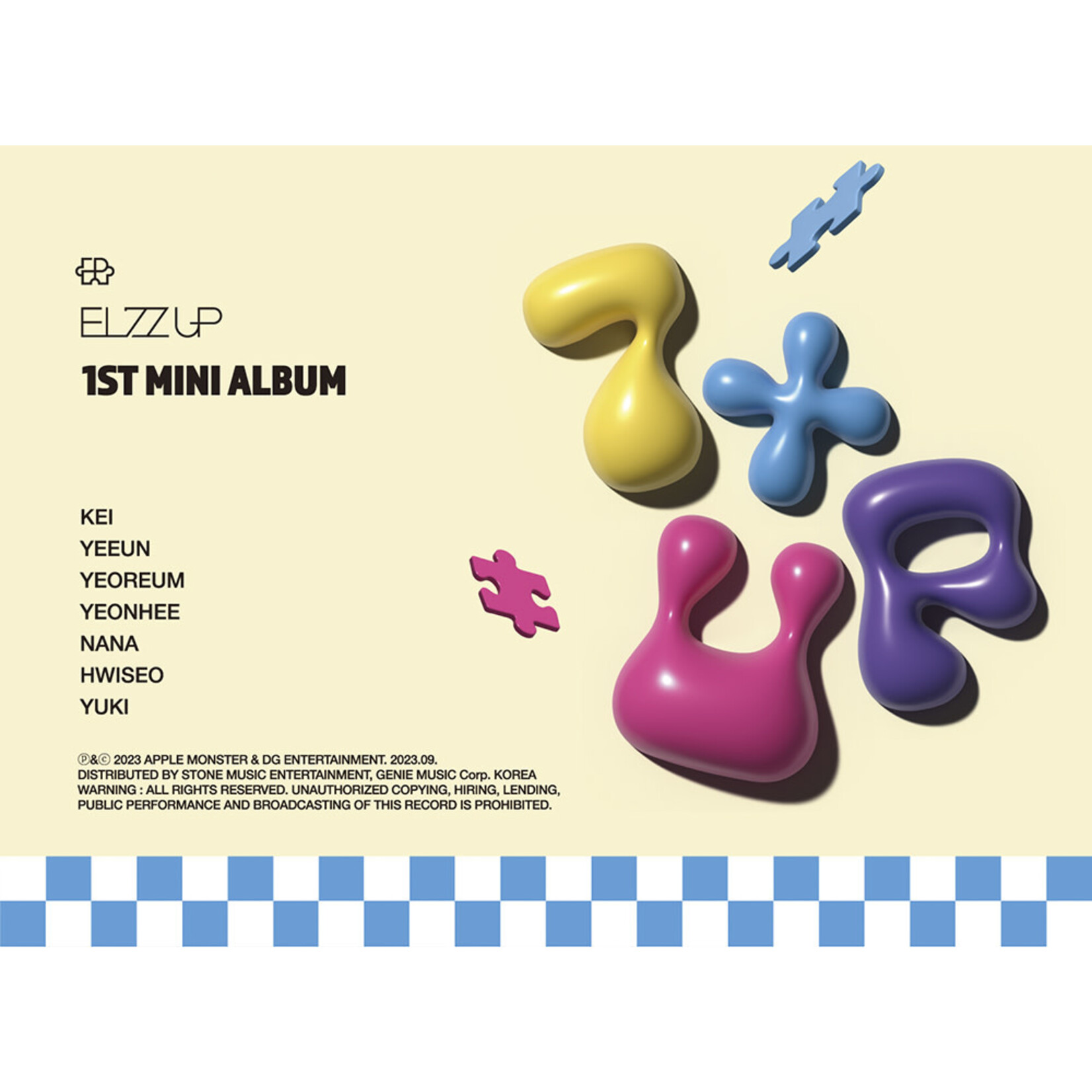 ELZ7Z UP EL7Z UP - 1st Mini Album [7+UP] (PLVE Ver)