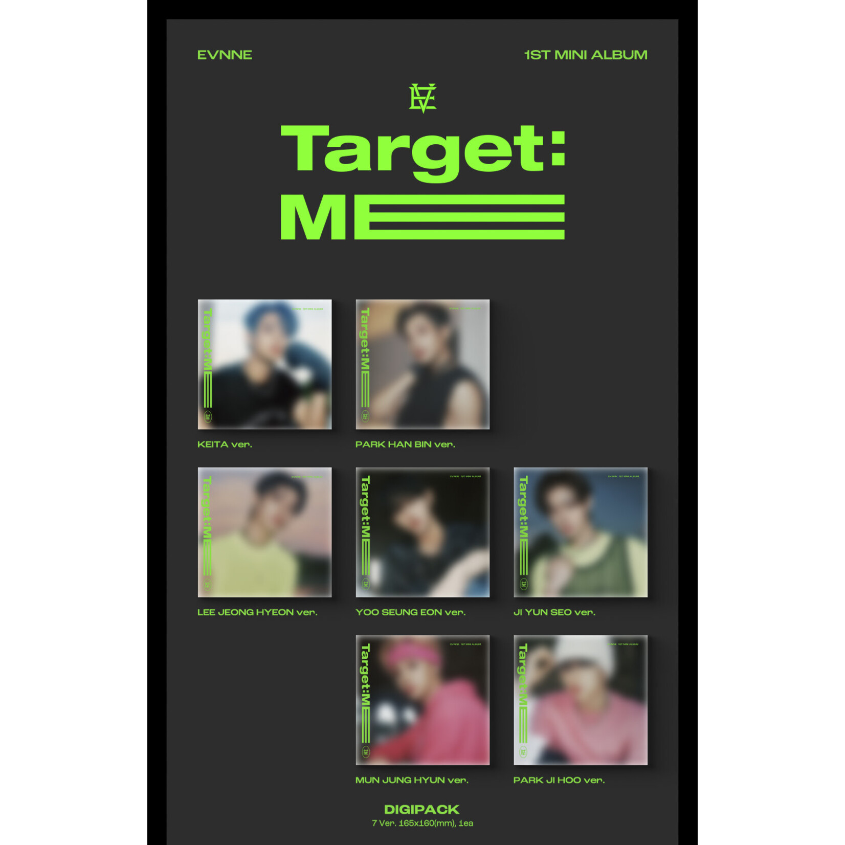 EVNNE EVNNE - 1st Mini Album [Target: ME] (Digipack Ver.)