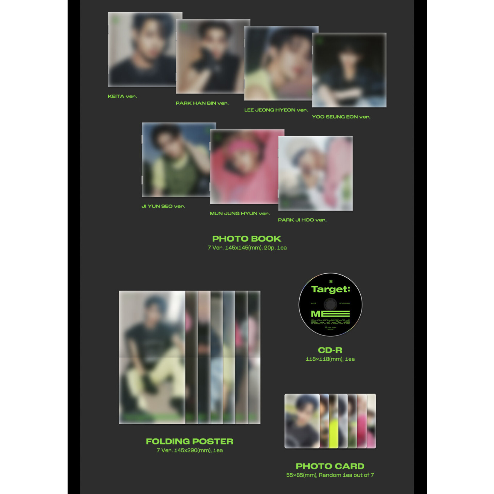 EVNNE EVNNE - 1st Mini Album [Target: ME] (Digipack Ver.)