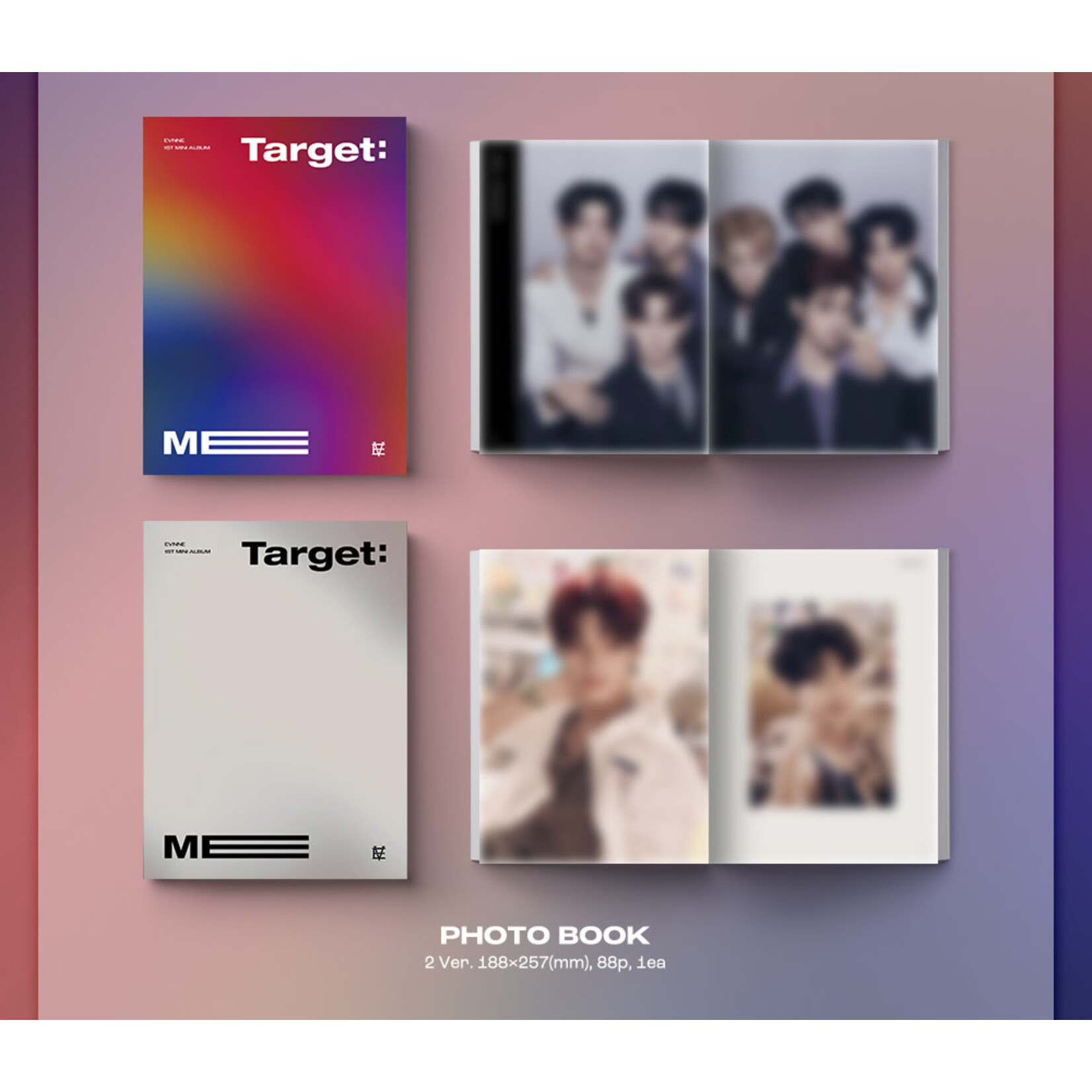 EVNNE EVNNE - 1st Mini Album [Target: ME] (Photobook Ver.) + Poster