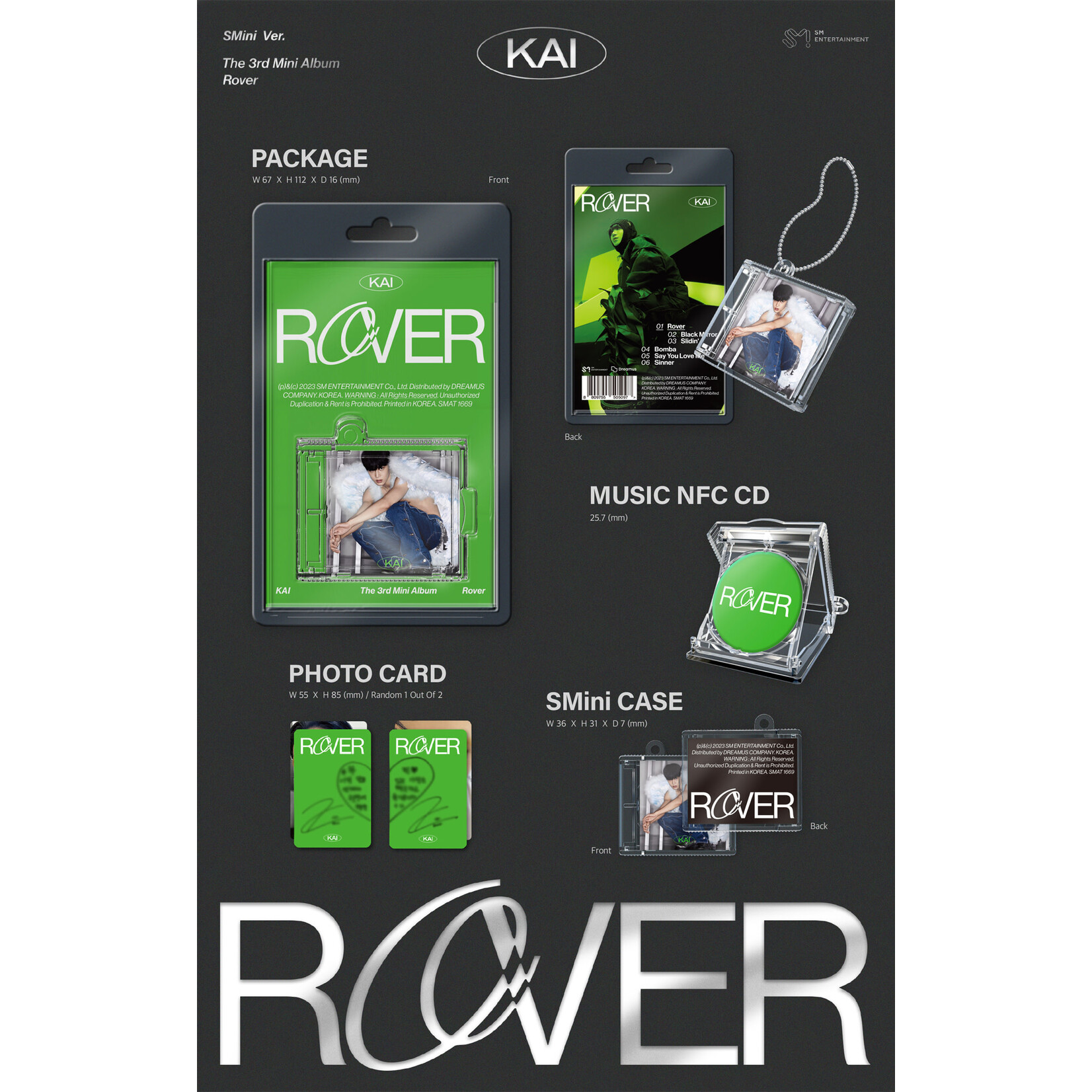 EXO KAI - 3rd Mini [Rover] (SMini Ver.)