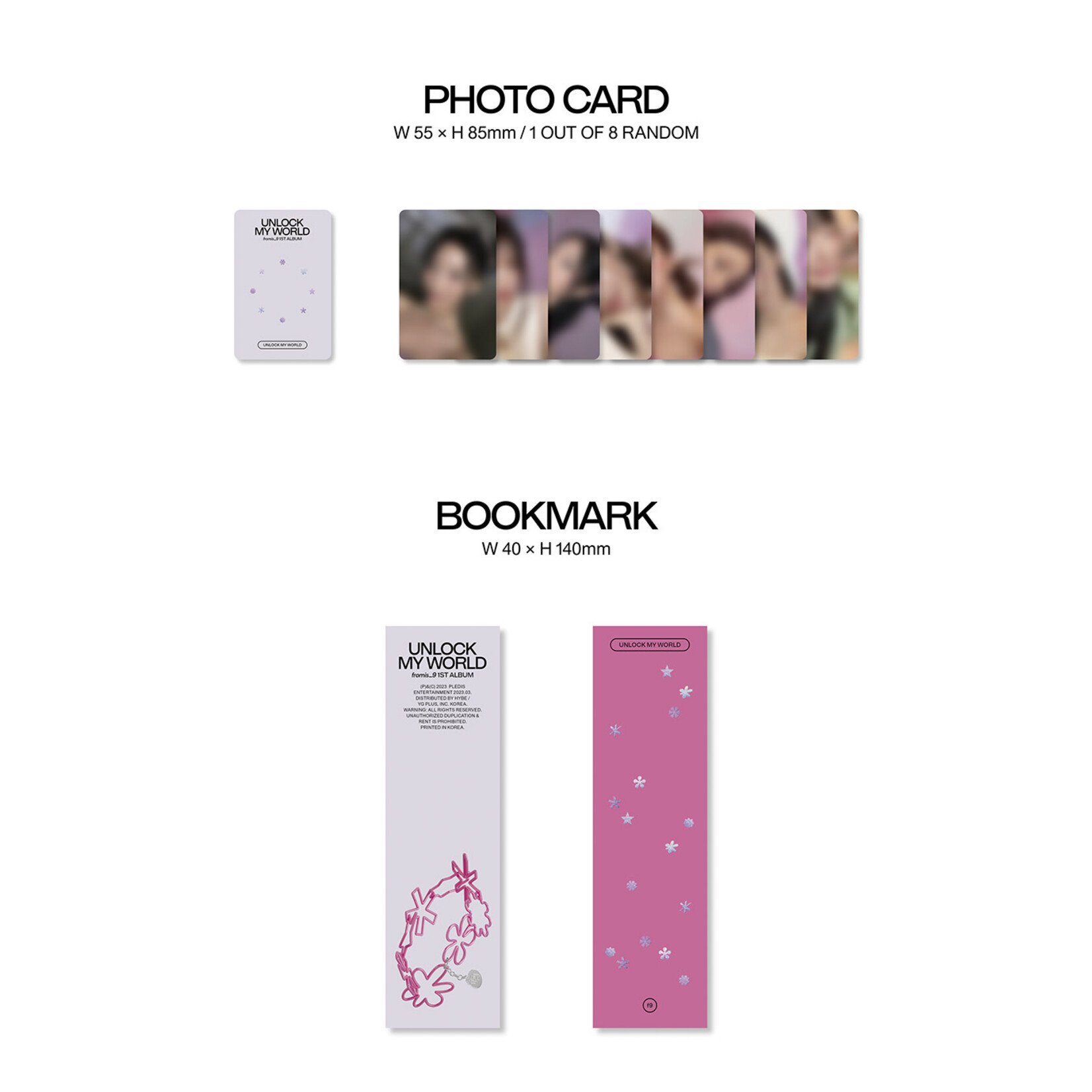 Fromis_9 Fromis_9 - 1st ALBUM [Unlock My World] (Compact ver.)