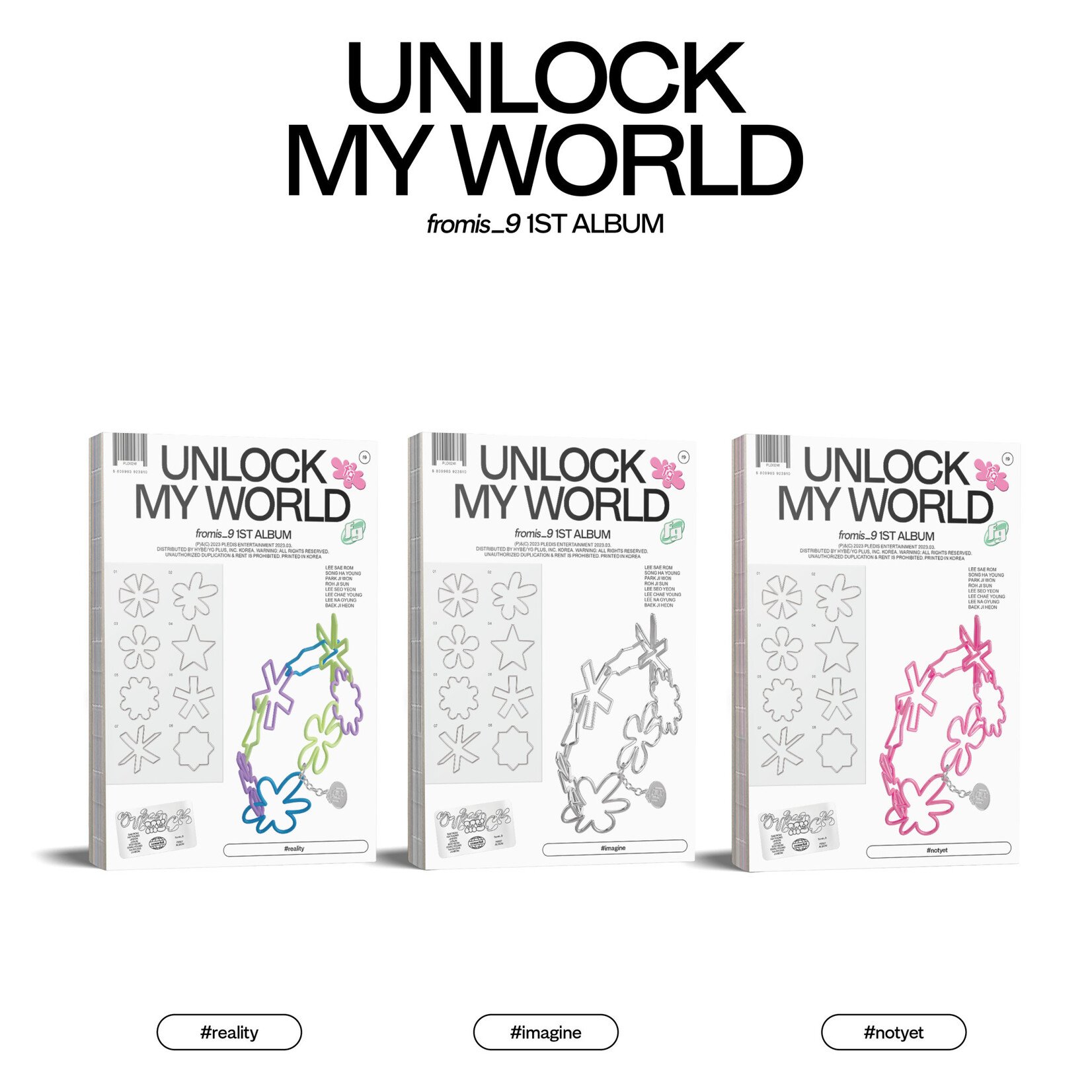 Fromis_9 Fromis_9 - 1st ALBUM [Unlock My World] (Photobook ver.)