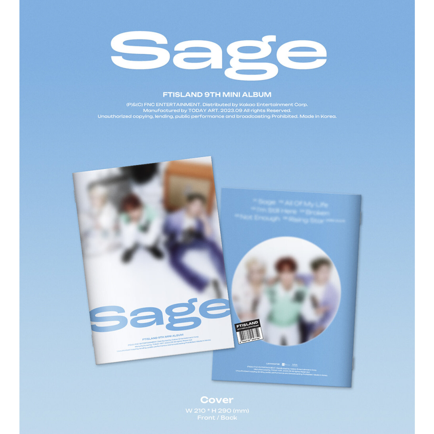 FTIsland FTISLAND -  9th Mini Album [Sage]