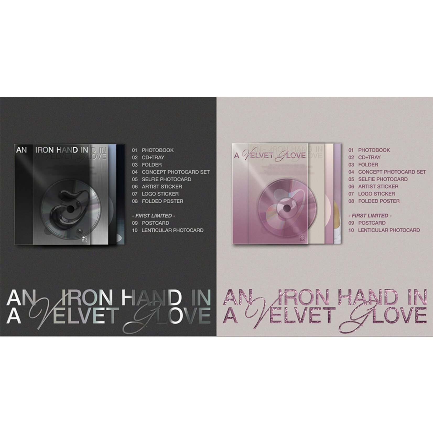 JINI JINI - 1st EP : An Iron Hand In A Velvet Glove [Photobook Ver.] + Random Photocard (SW)