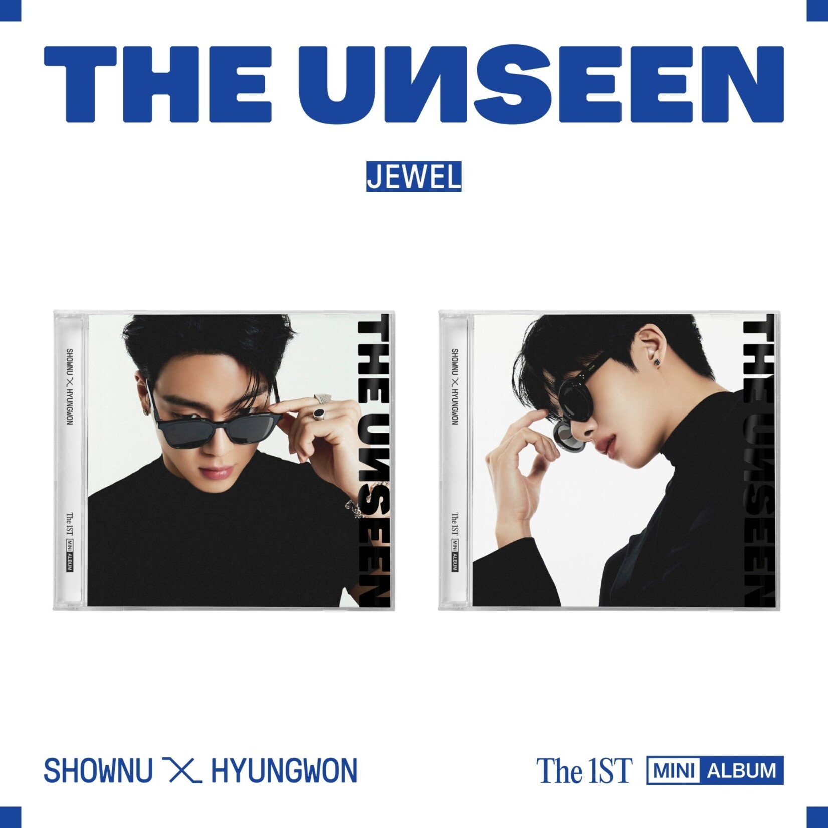 Monsta X SHOWNU X HYUNGWON (MONSTA X) - 1st Mini Album [THE UNSEEN] (JEWEL LIMITED Ver.)