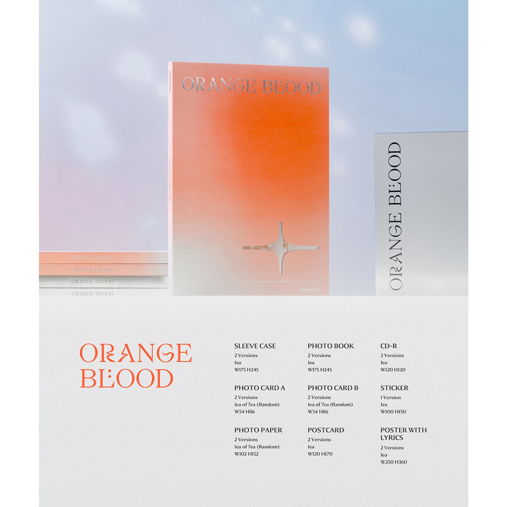 Enhypen ENHYPEN - [ORANGE BLOOD] (Photobook Ver.)