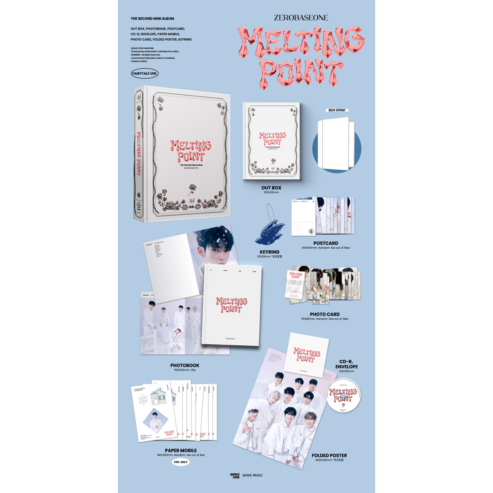 ZeroBaseOne ZEROBASEONE - 2th Mini Album [MELTING POINT] (Photobook Ver.)