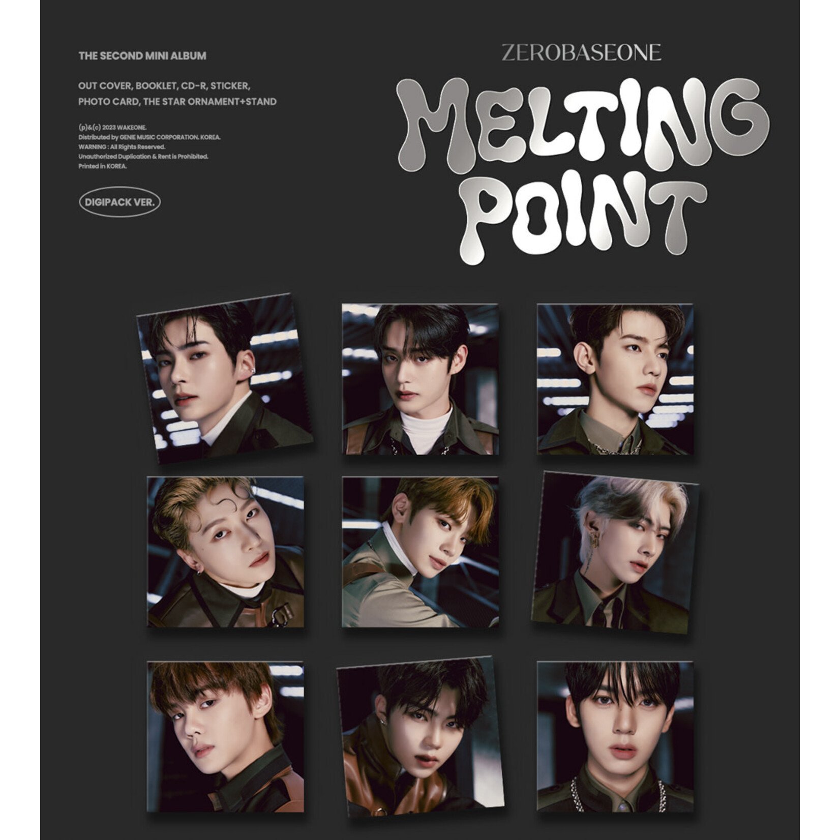 ZeroBaseOne ZEROBASEONE - 2th Mini Album [MELTING POINT] (Digipack Ver.)