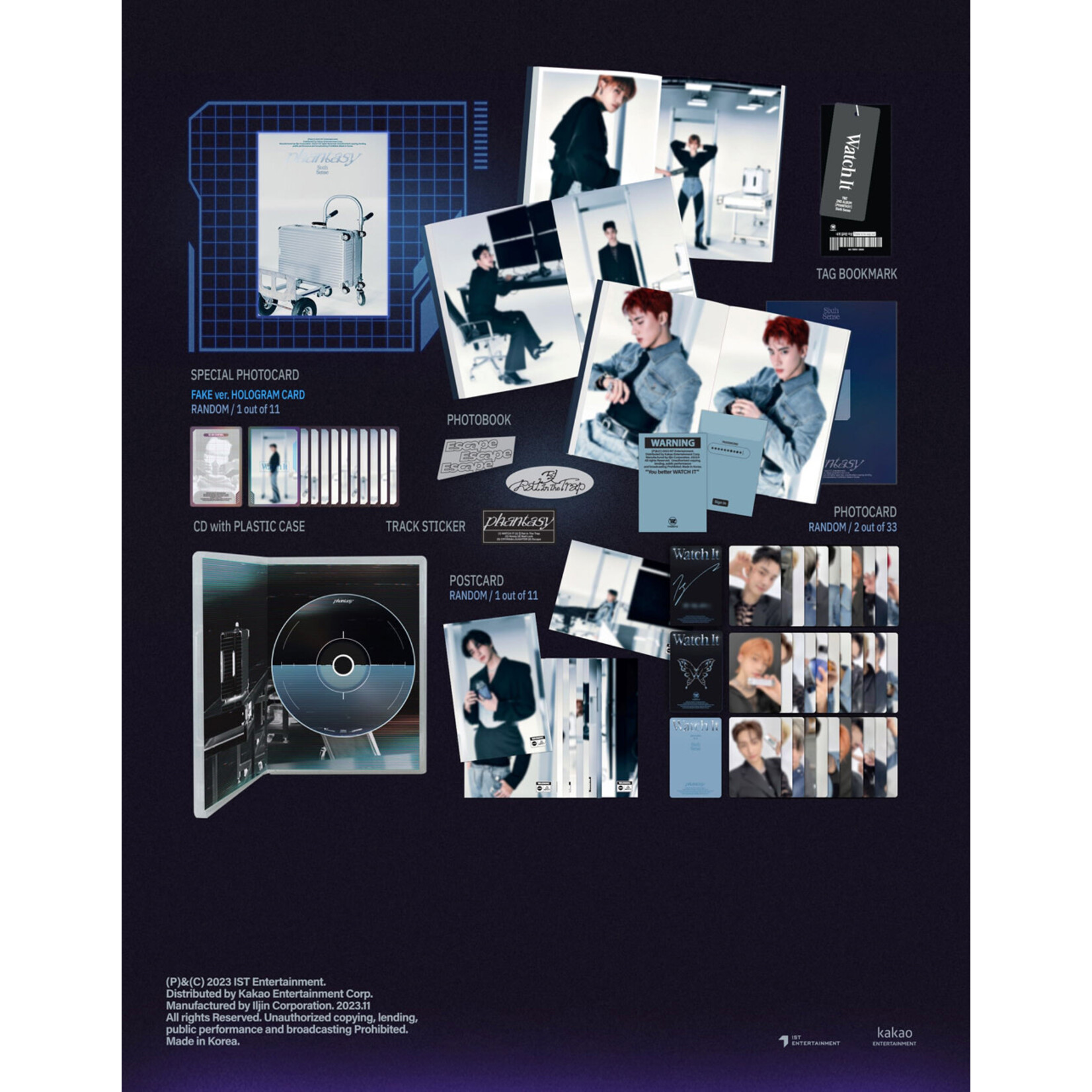 The Boyz THE BOYZ - 2TH ALBUM [PHANTASY] Pt.2 Sixth Sense (WARN ver.)