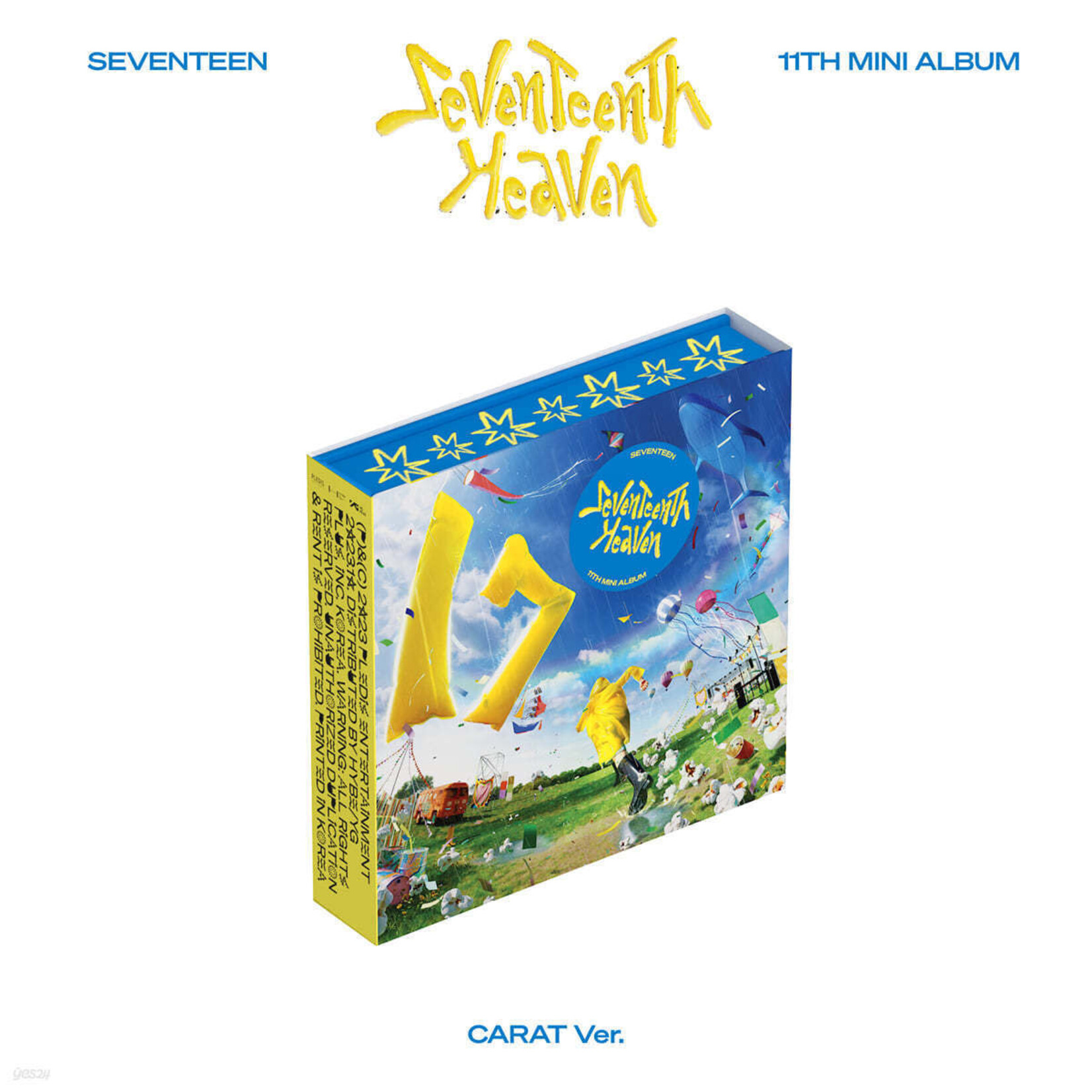 Seventeen [Weverse] SEVENTEEN - 11th Mini Album [SEVENTEENTH HEAVEN] (Carat Ver. Members Distinguished) + Weverse Gift (WS)