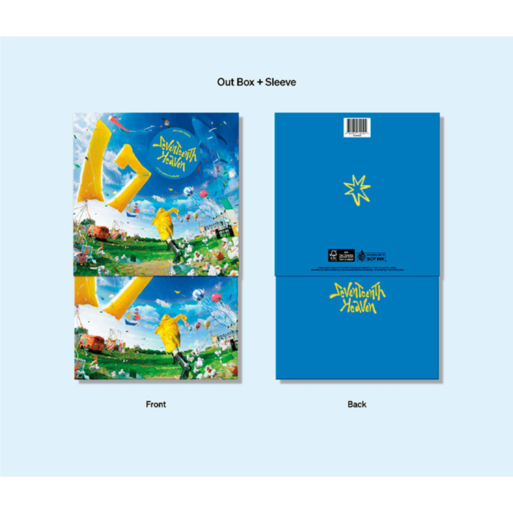 Seventeen [Weverse] SEVENTEEN - 11th Mini Album [SEVENTEENTH HEAVEN] (Carat Ver. Members Distinguished) + Weverse Gift (WS)