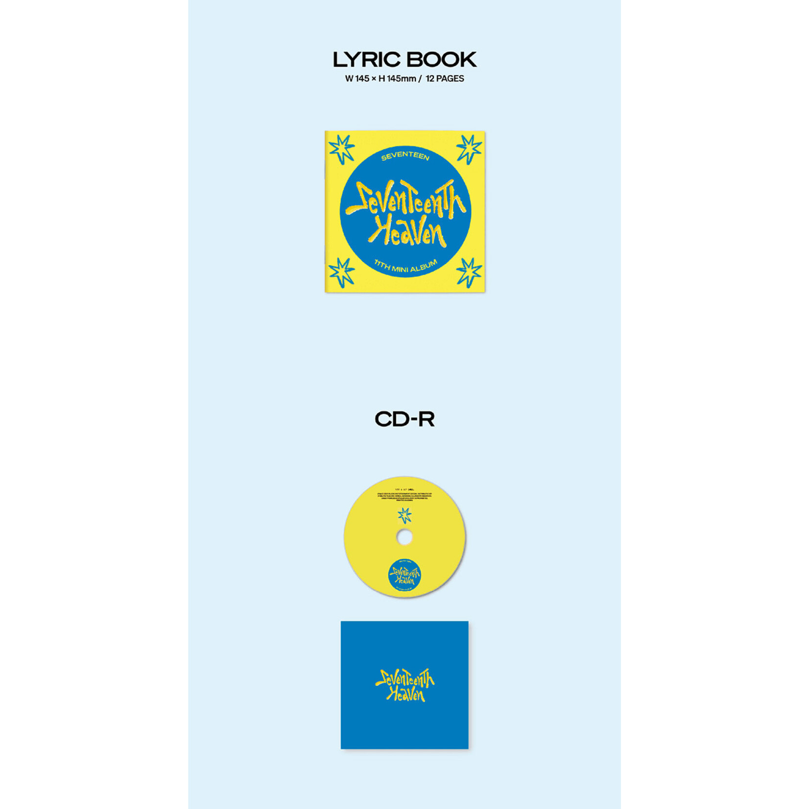 Seventeen [Weverse] SEVENTEEN - 11th Mini Album [SEVENTEENTH HEAVEN] (Carat Ver. Members Distinguished) + Weverse Gift (WS)