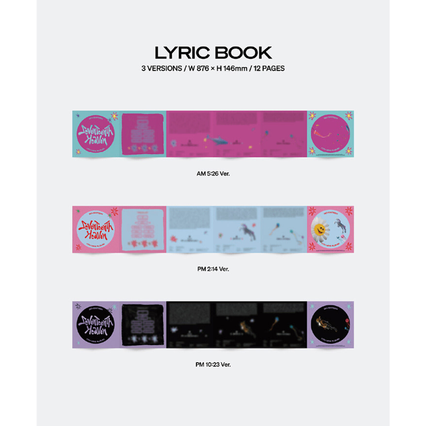 Seventeen SEVENTEEN - 11th Mini Album [SEVENTEENTH HEAVEN] (Photobook Ver.) + Random Bookmark (SW)