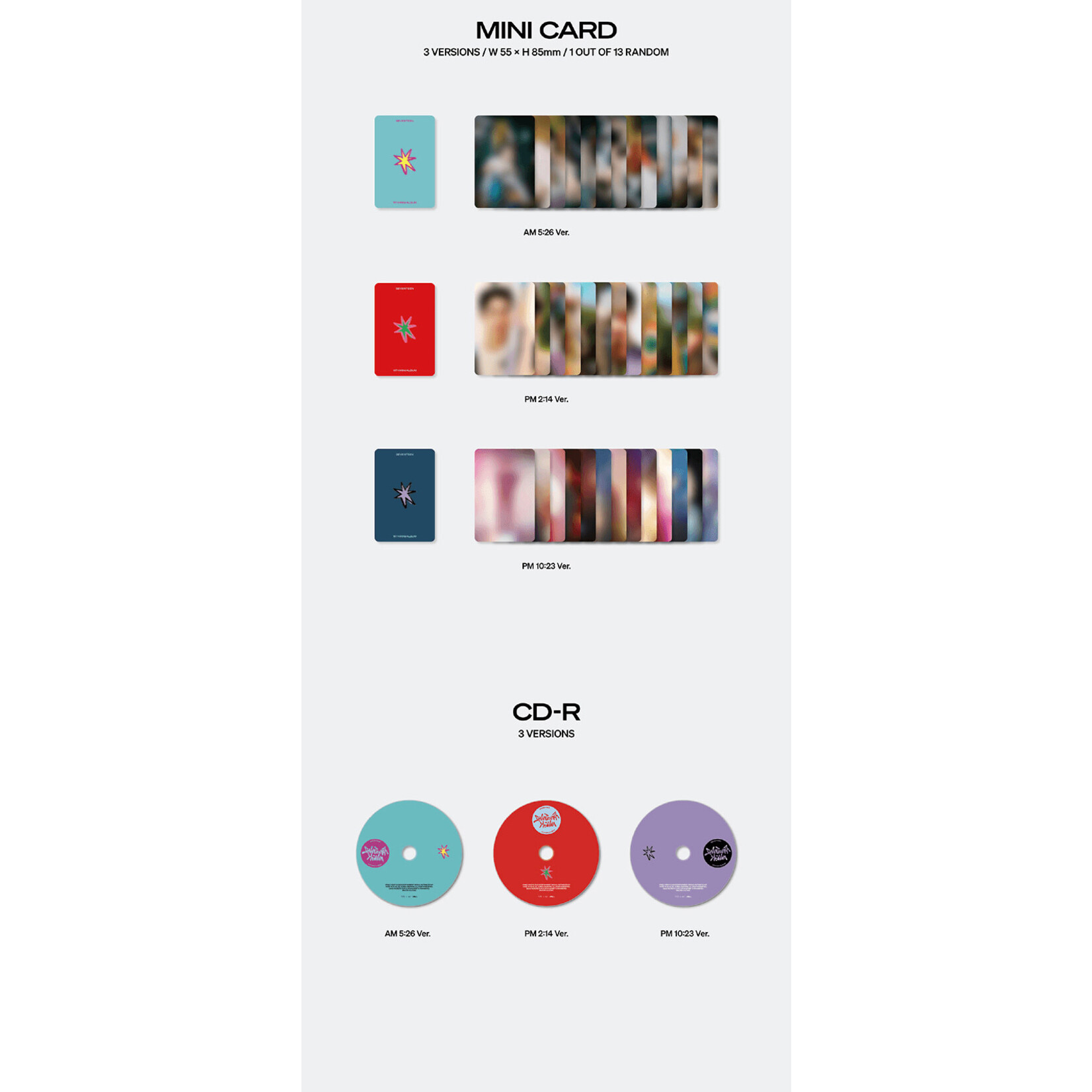 Seventeen SEVENTEEN - 11th Mini Album [SEVENTEENTH HEAVEN] (Photobook Ver.) + Random Bookmark (SW)