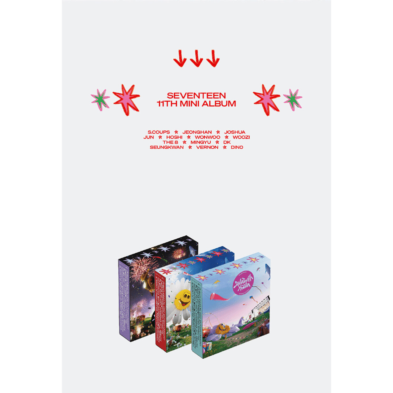 Seventeen SEVENTEEN - 11th Mini Album [SEVENTEENTH HEAVEN] (Photobook Ver.) + Random Bookmark (SW)