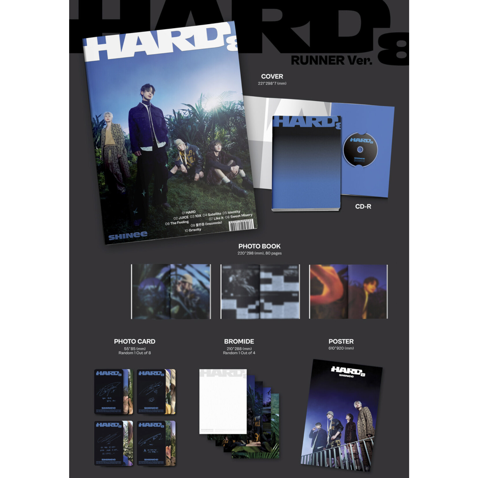 Shinee SHINee - 8th Full Album [HARD] (Photo Book Ver.)