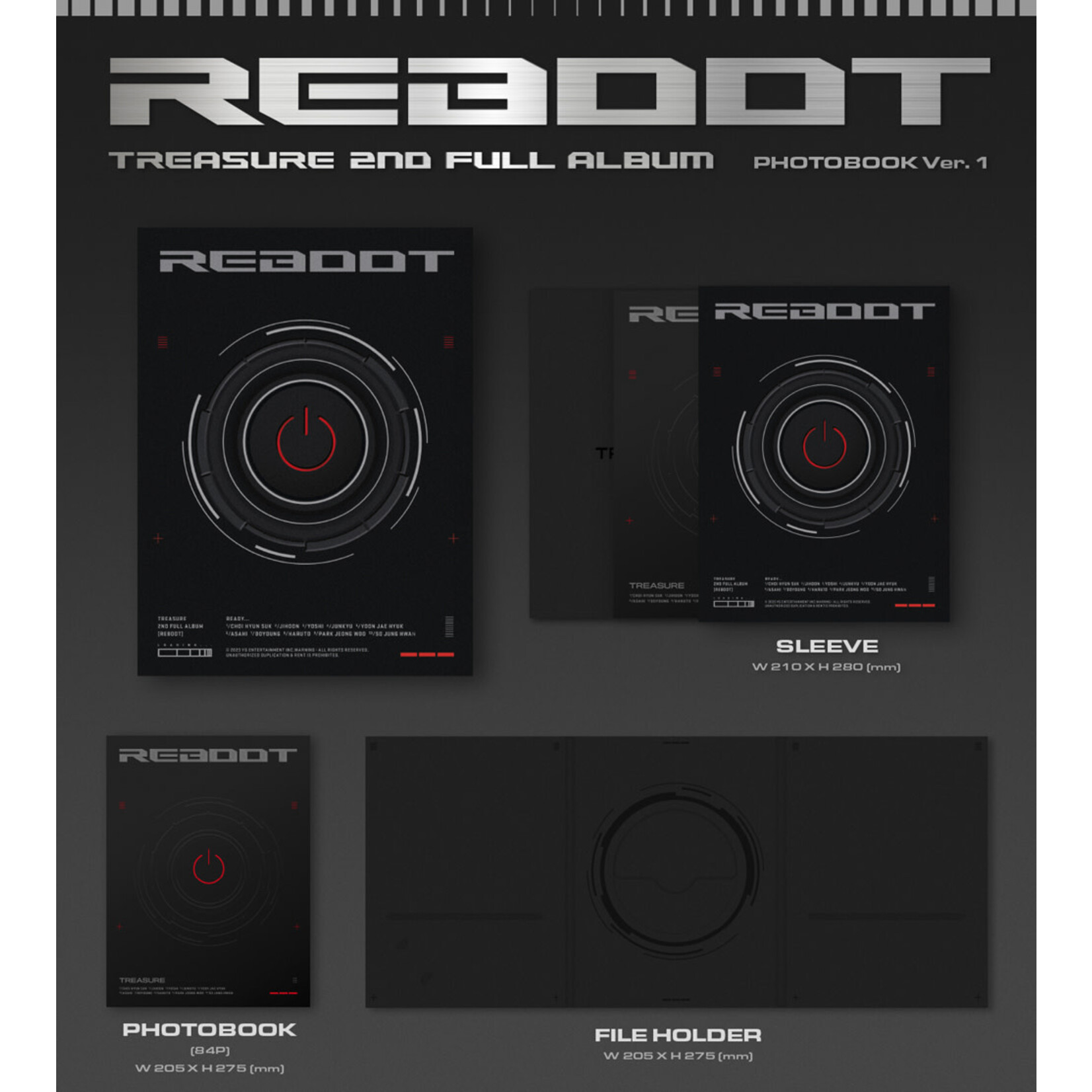 Treasure TREASURE - 2nd Full Album [REBOOT] (PHOTOBOOK Ver.)