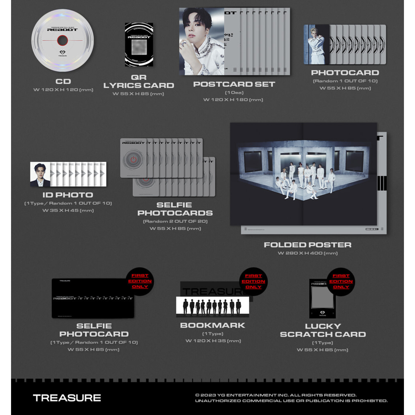 Treasure TREASURE - 2nd Full Album [REBOOT] (PHOTOBOOK Ver.)