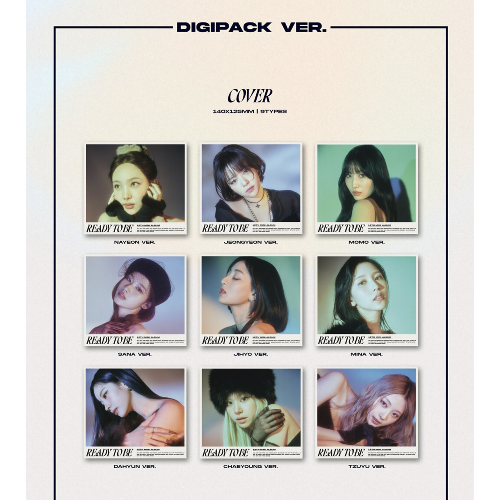 Twice TWICE - 12th Mini [READY TO BE] (Digipack Ver.)