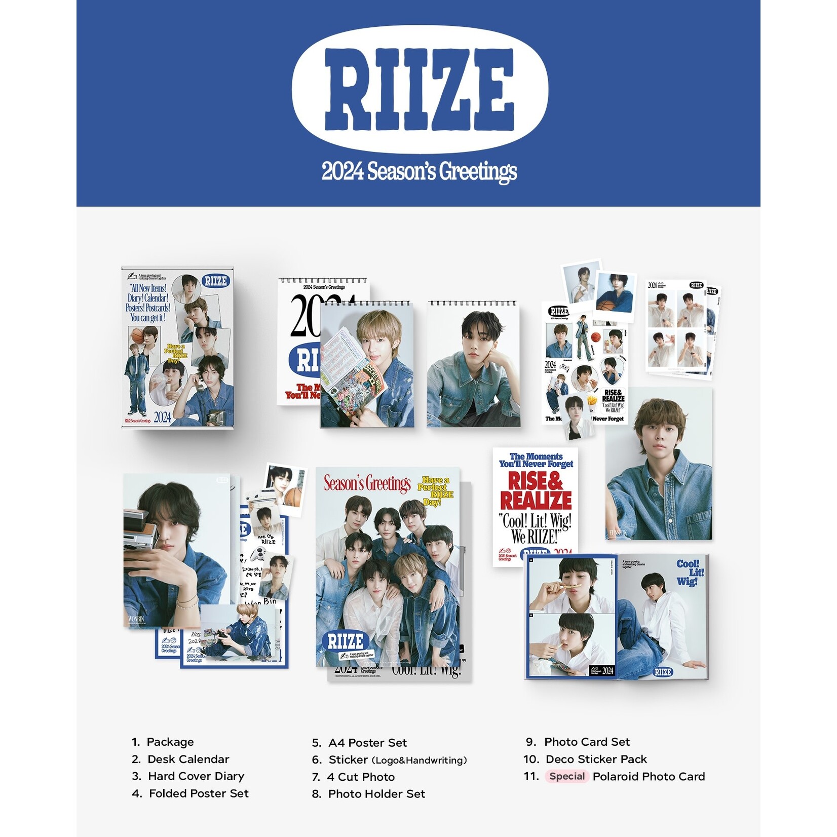 Riize RIIZE – 2024 RIIZE SEASON'S GREETINGS