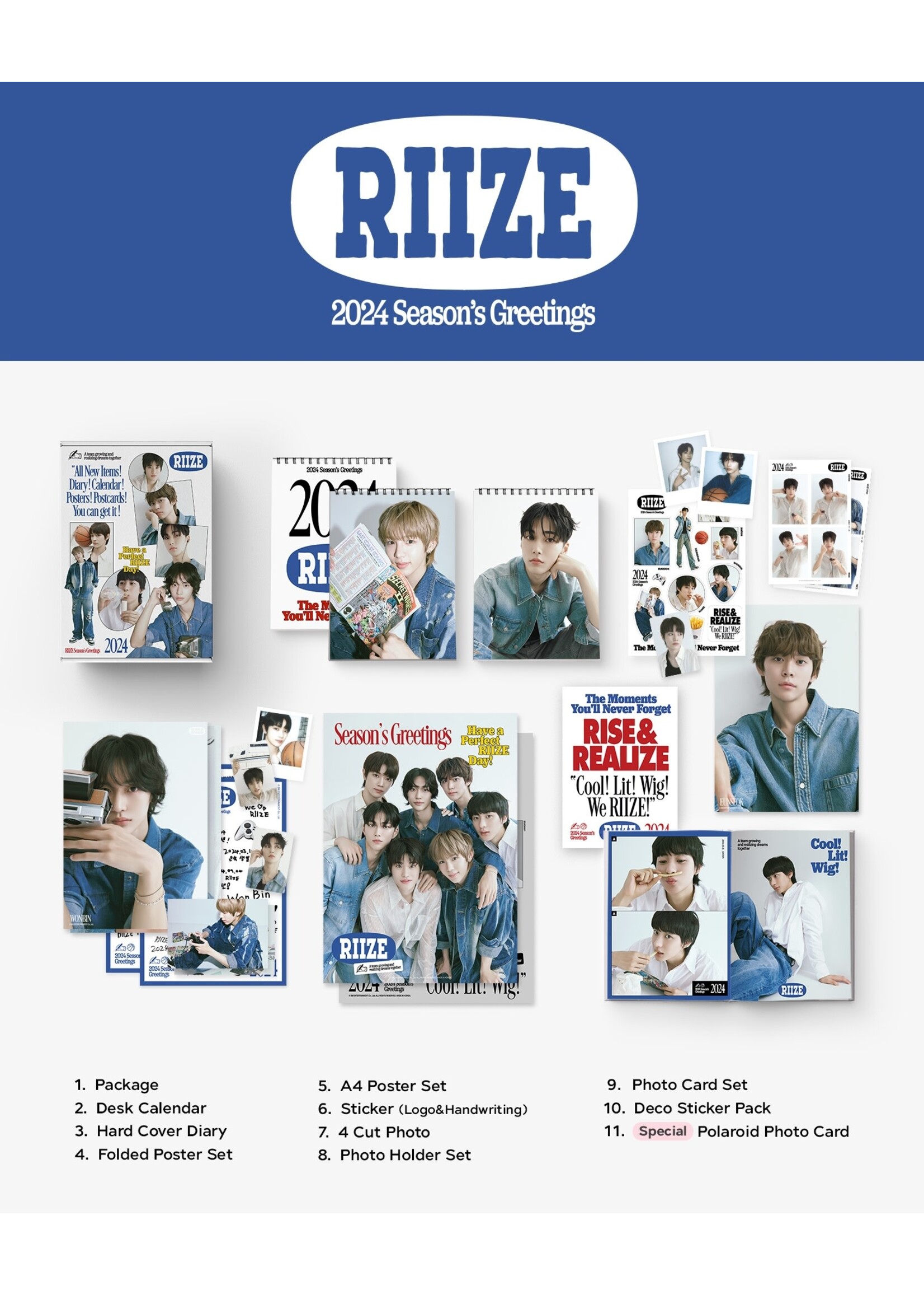 RIIZE 2024 RIIZE SEASON'S GREETINGS KTown
