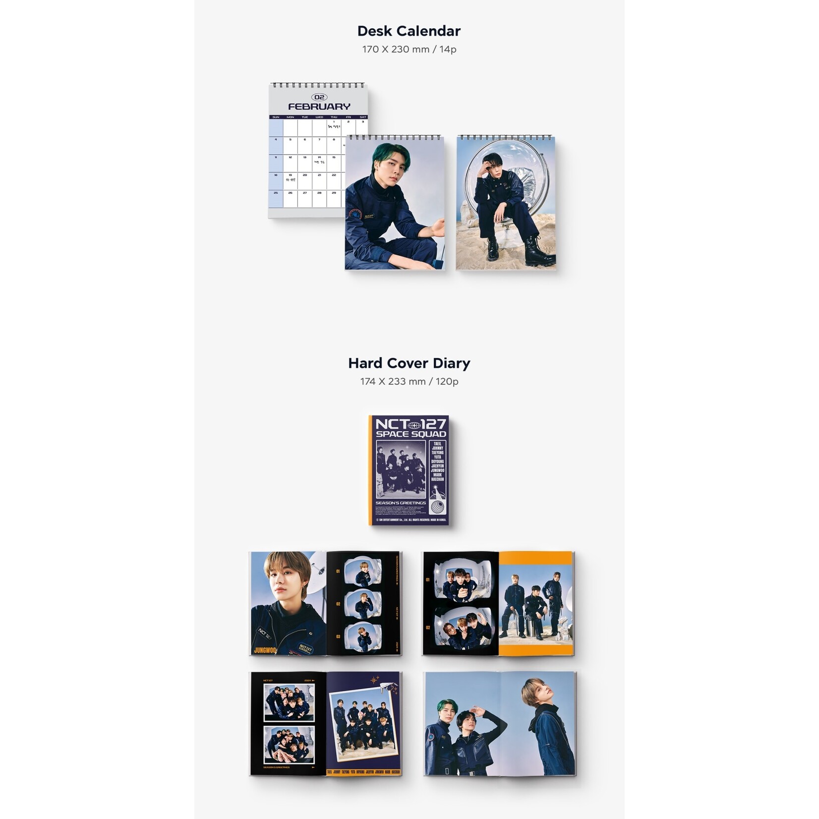 NCT NCT 127 – 2024 NCT 127 SEASON'S GREETINGS + Photocard SET