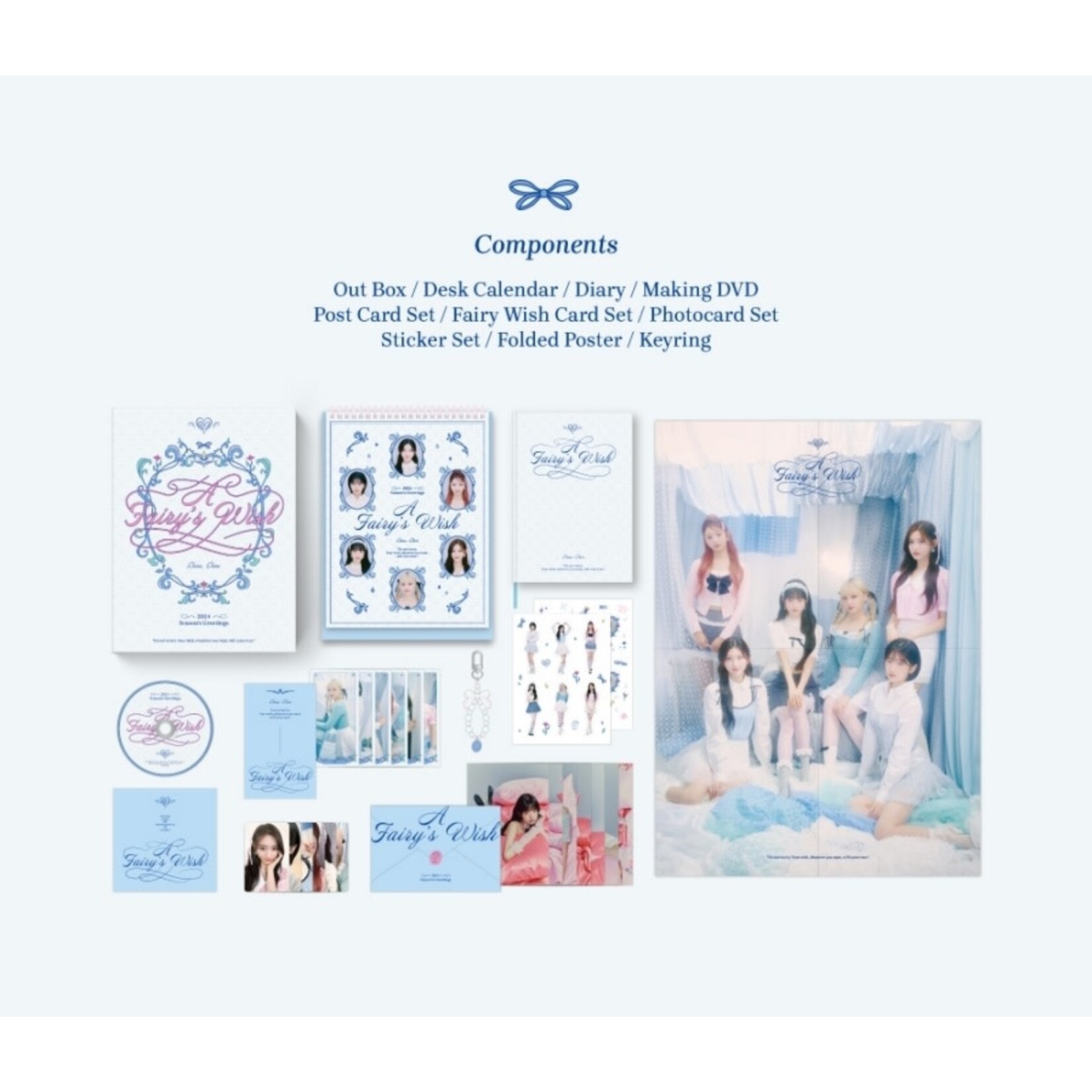 Ive [STARSHIP] IVE - 2024 SEASON’S GREETINGS : A Fairy’s Wish +Random Photocard(SS)