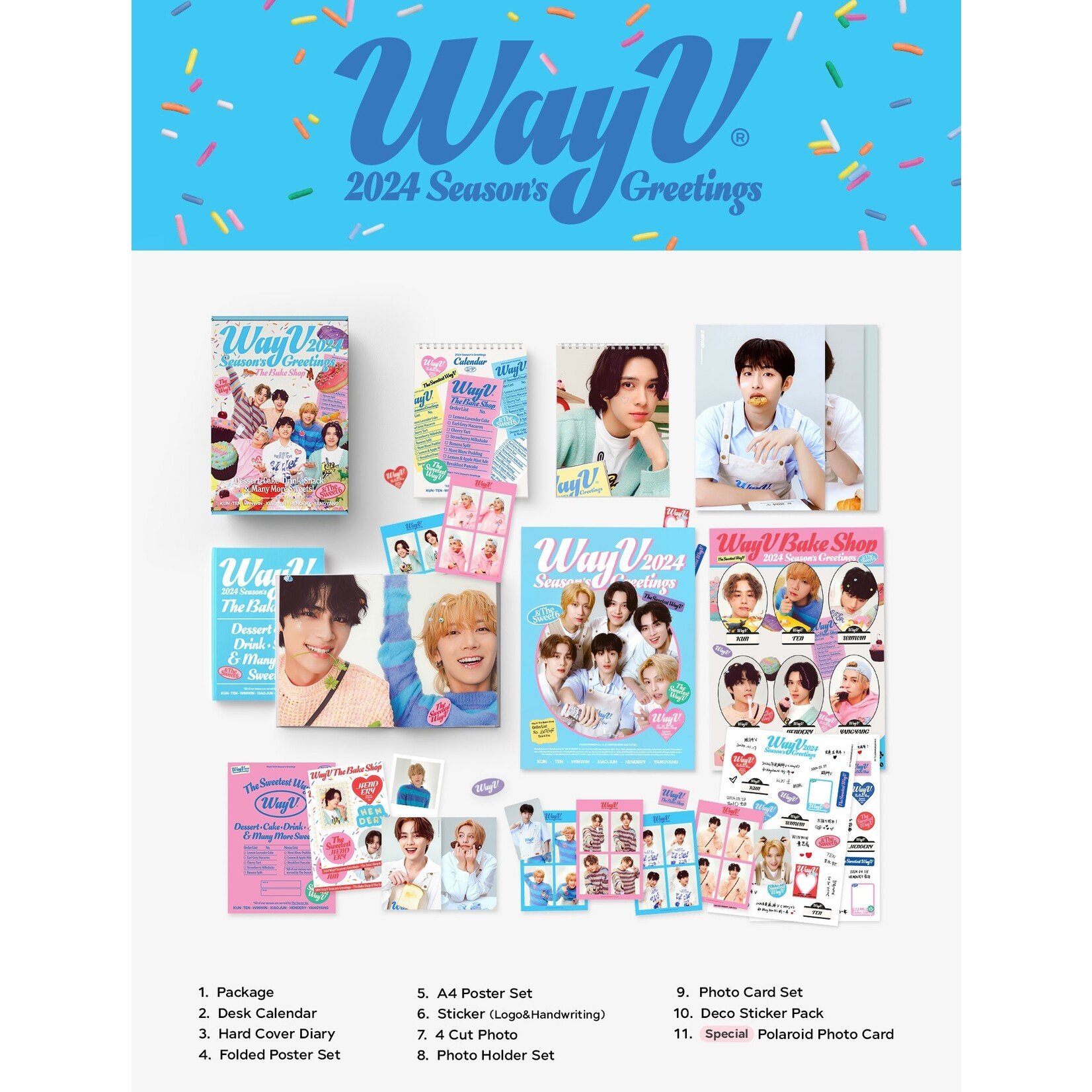 WayV WayV – 2024 WayV SEASON'S GREETINGS + Photocard SET