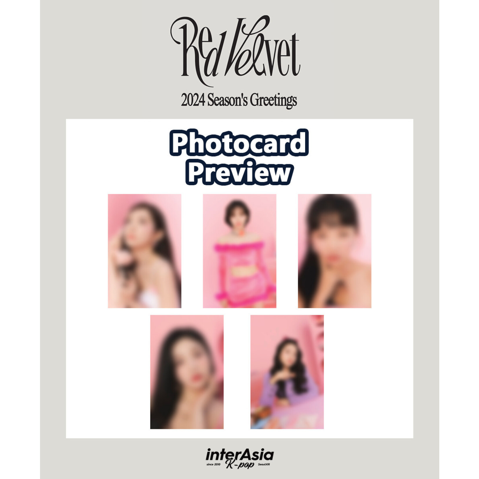 Red Velvet Red Velvet – 2024 Red Velvet SEASON'S GREETINGS + Photocard SET