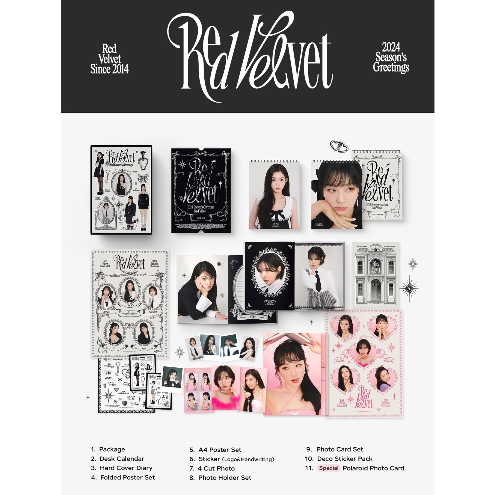 Red Velvet Red Velvet – 2024 Red Velvet SEASON'S GREETINGS + Photocard SET