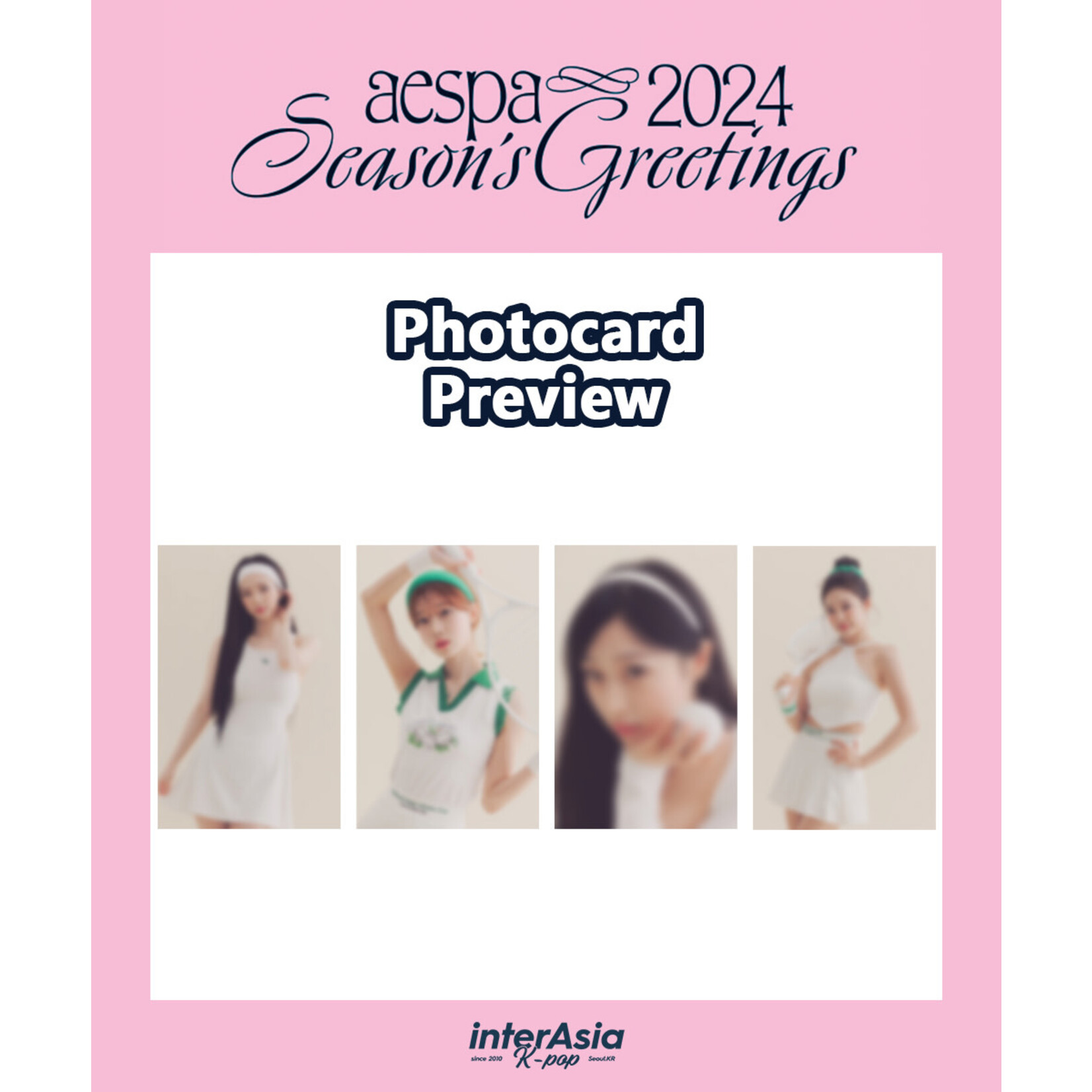 Aespa aespa – 2024 aespa SEASON'S GREETINGS + Photocard SET