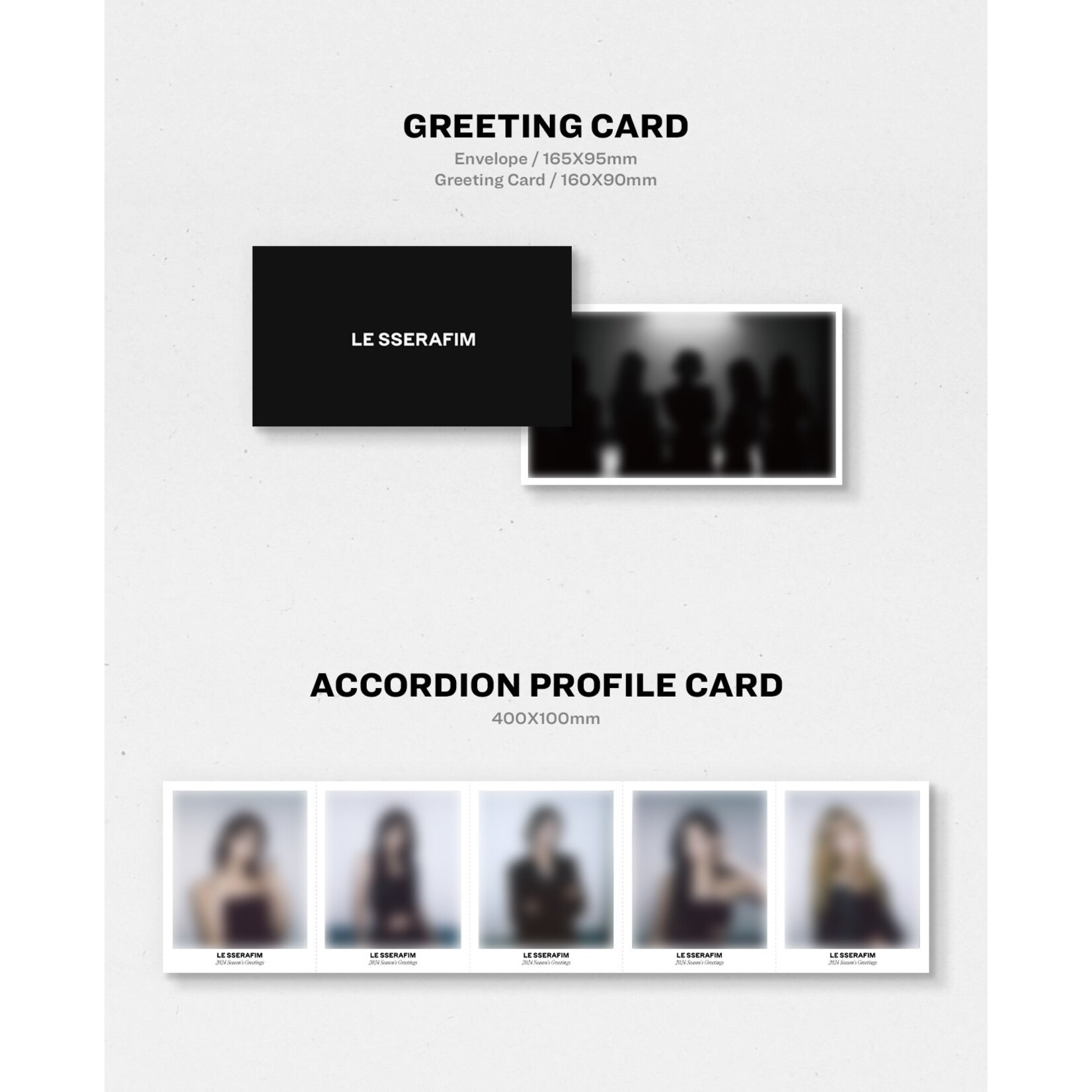 Le Sserafim [Weverse] LE SSERAFIM - LE SSERAFIM 2024 SEASON'S GREETINGS + Weverse Gift (WS)