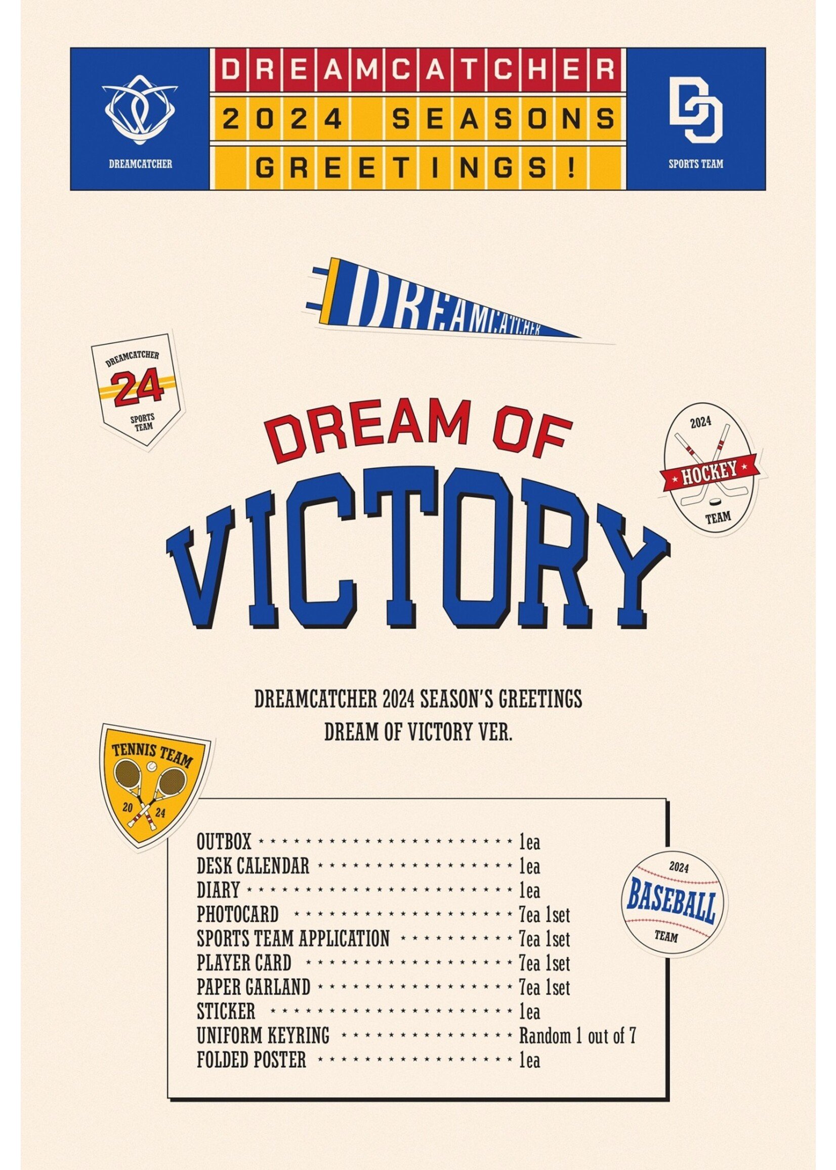 DREAMCATCHER 2024 SEASON’S GREETINGS [DREAM OF VICTORY Ver.] KTown