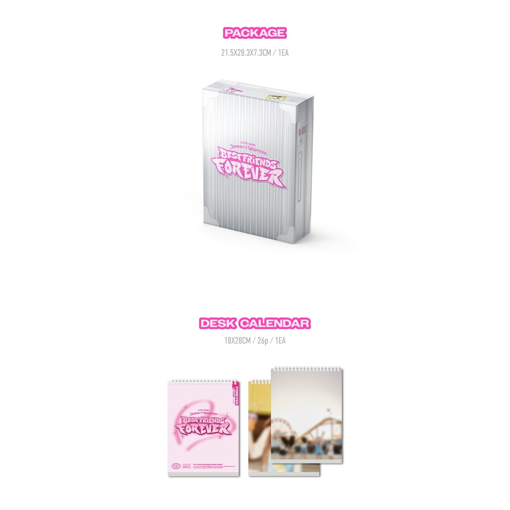 Itzy ITZY - 2024 Season’s Greetings [Best Friends Forever] + JYP shop Gift (JYP)