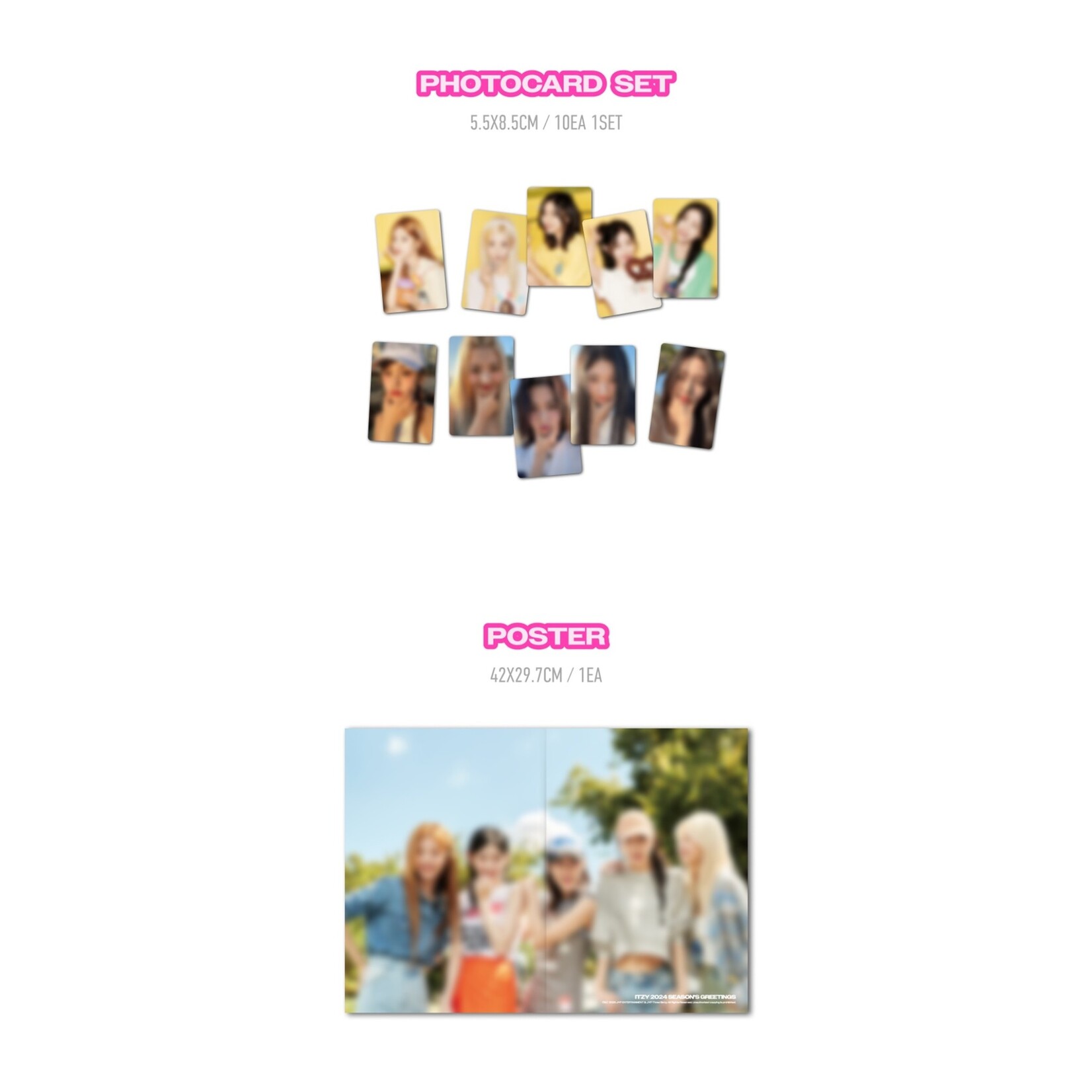 Itzy [Summer Sale] ITZY - 2024 Season’s Greetings [Best Friends Forever] + JYP shop Gift (JYP)