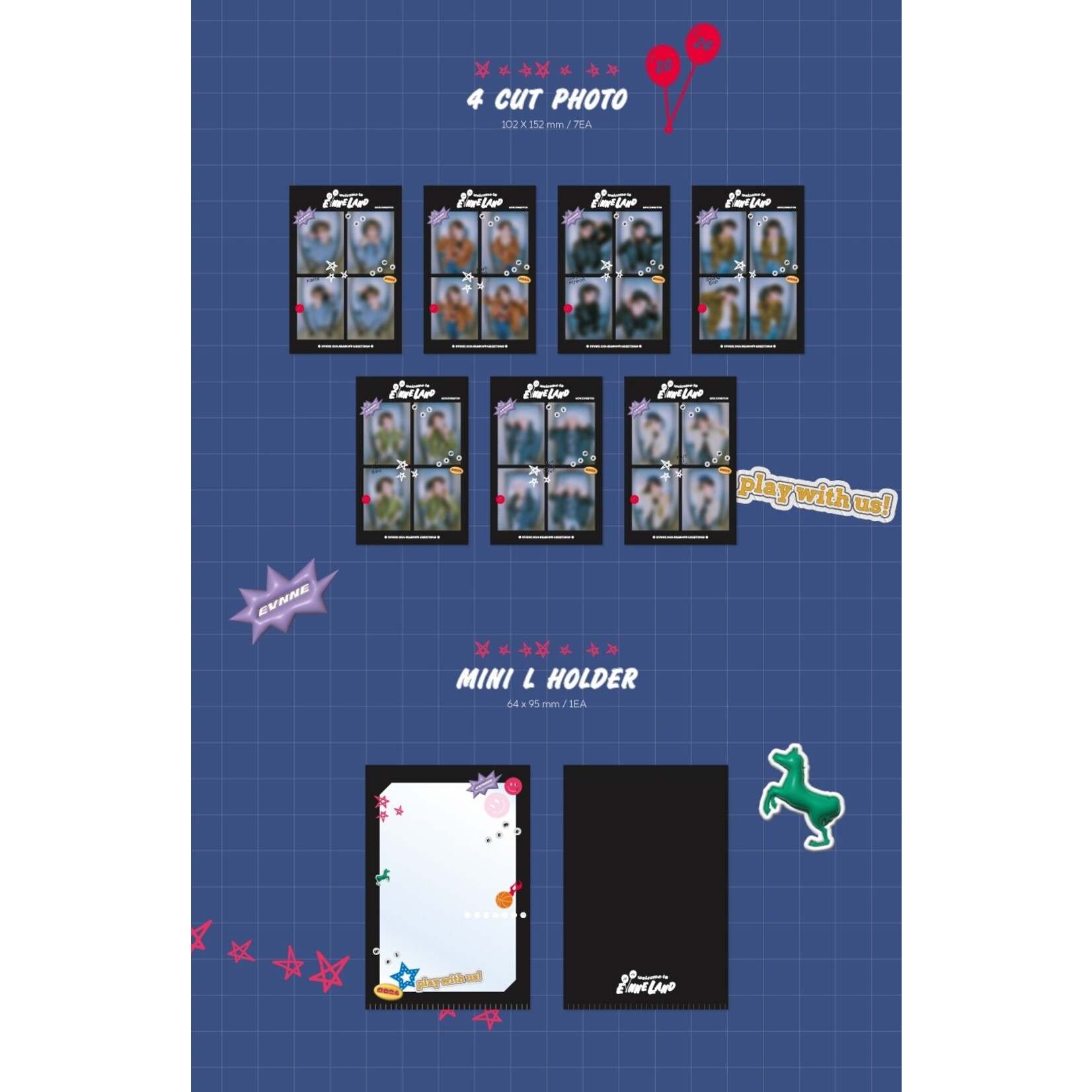 EVNNE [Summer Sale] EVNNE - 2024 SEASON'S GREETINGS [WELCOME TO EVNNE LAND] + Random Photocard (EVERLINE)