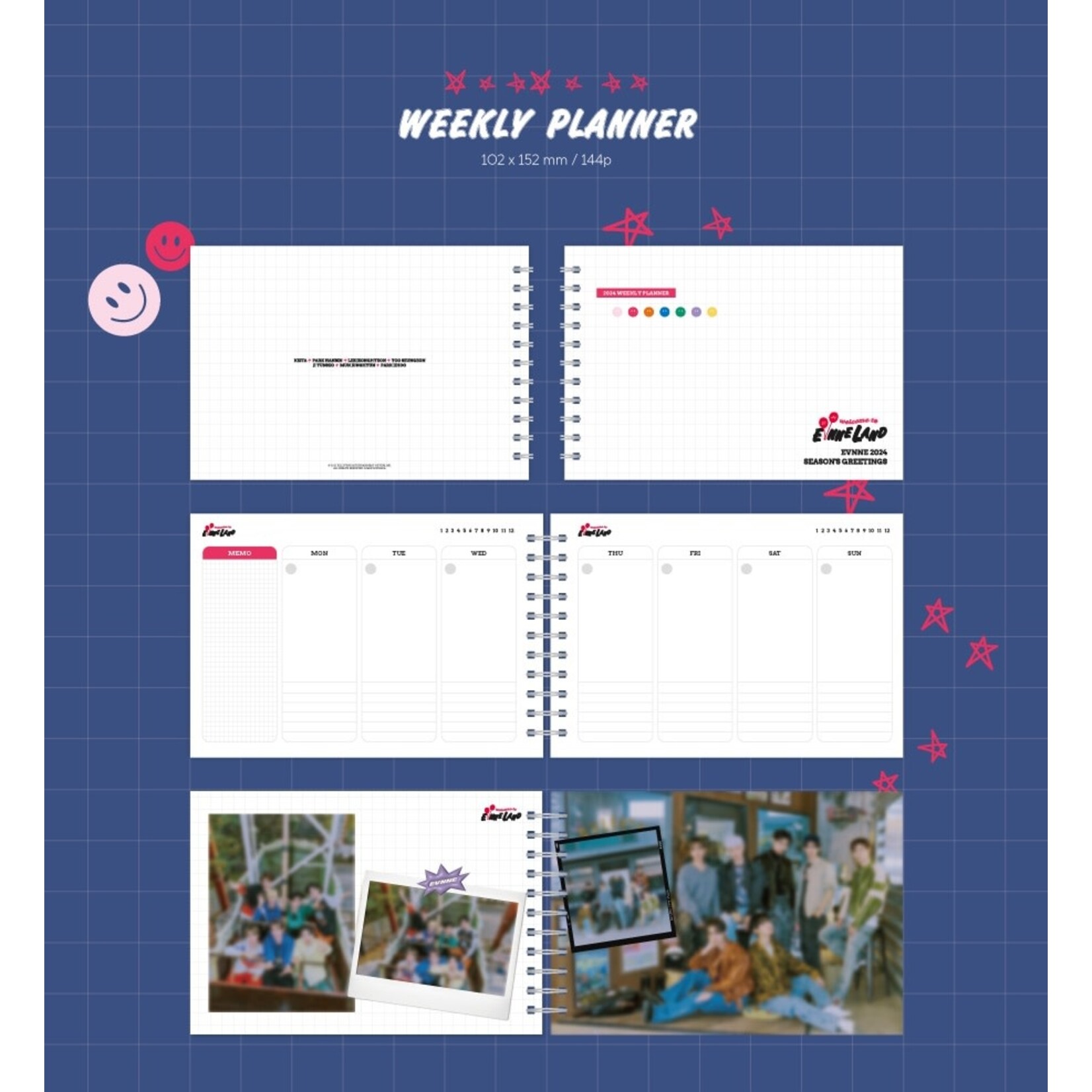 EVNNE [Summer Sale] EVNNE - 2024 SEASON'S GREETINGS [WELCOME TO EVNNE LAND] + Random Photocard (EVERLINE)