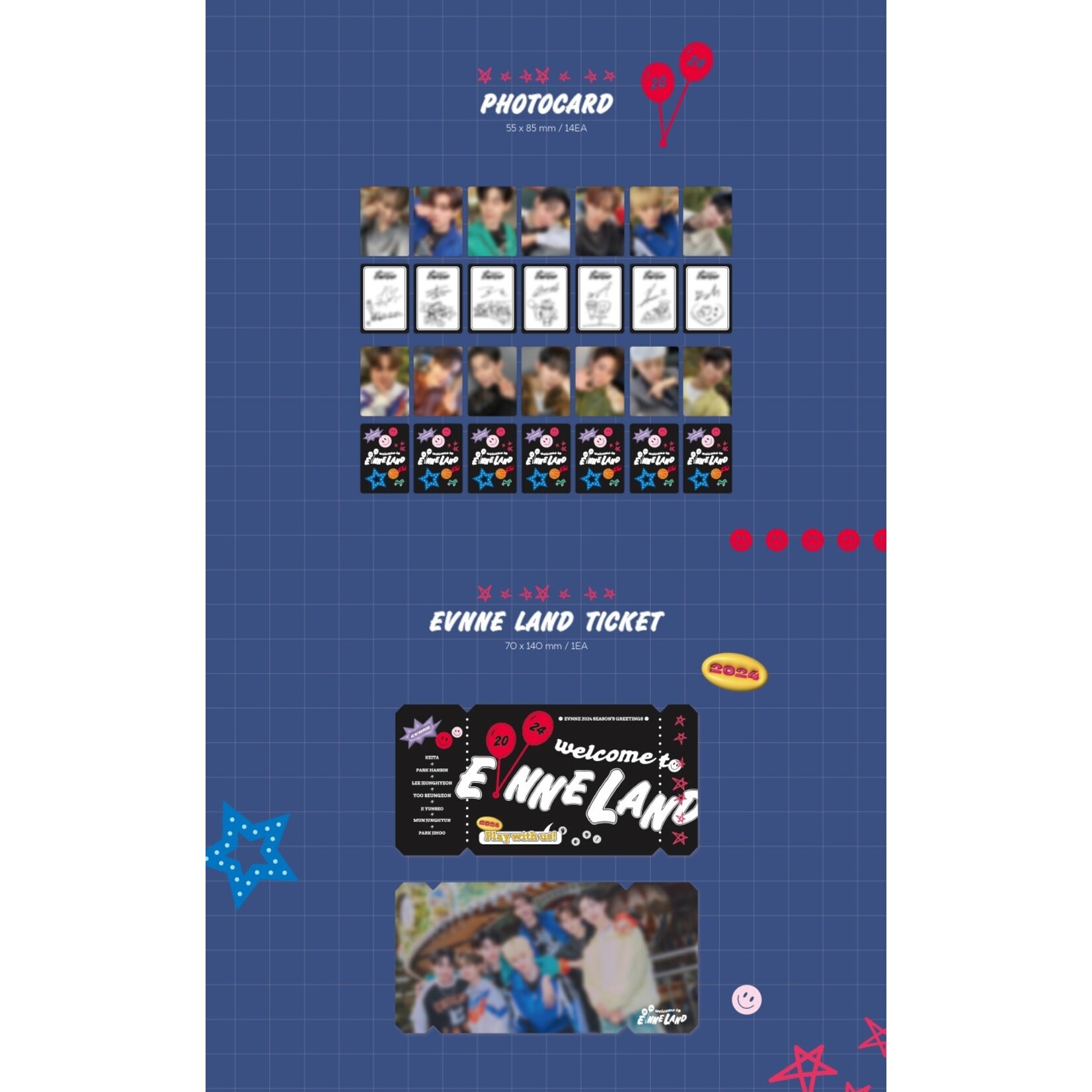 EVNNE [Summer Sale] EVNNE - 2024 SEASON'S GREETINGS [WELCOME TO EVNNE LAND] + Random Photocard (EVERLINE)