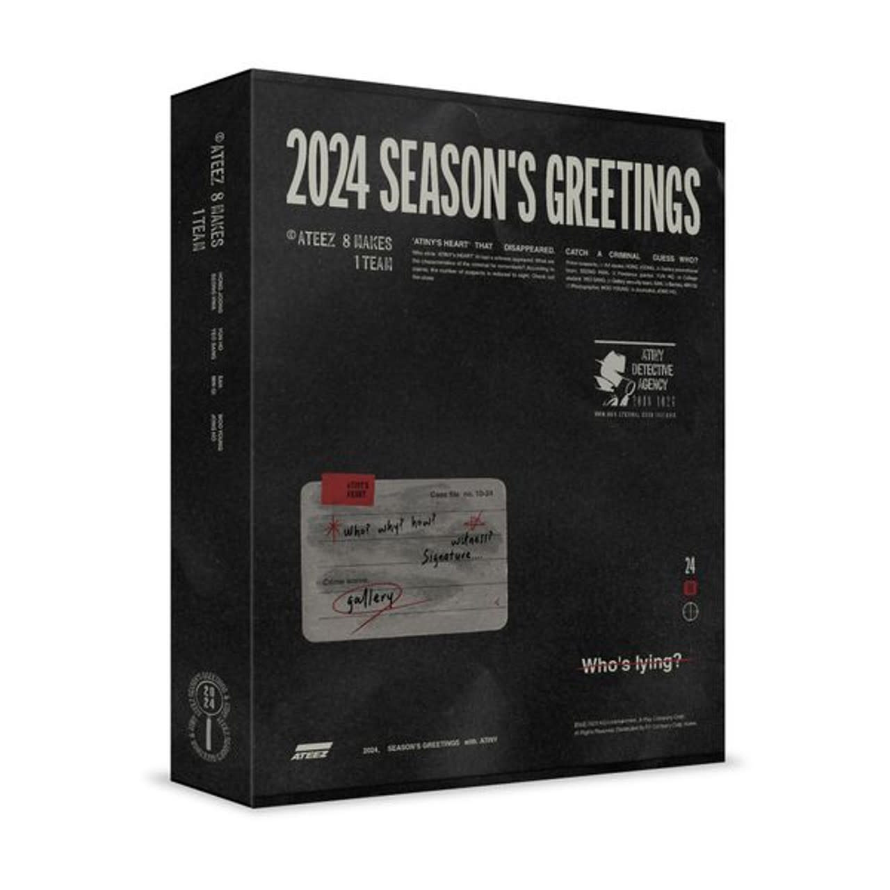 ATEEZ - 2024 SEASON'S GREETINGS + 4cut photo 2 types set - K-Town