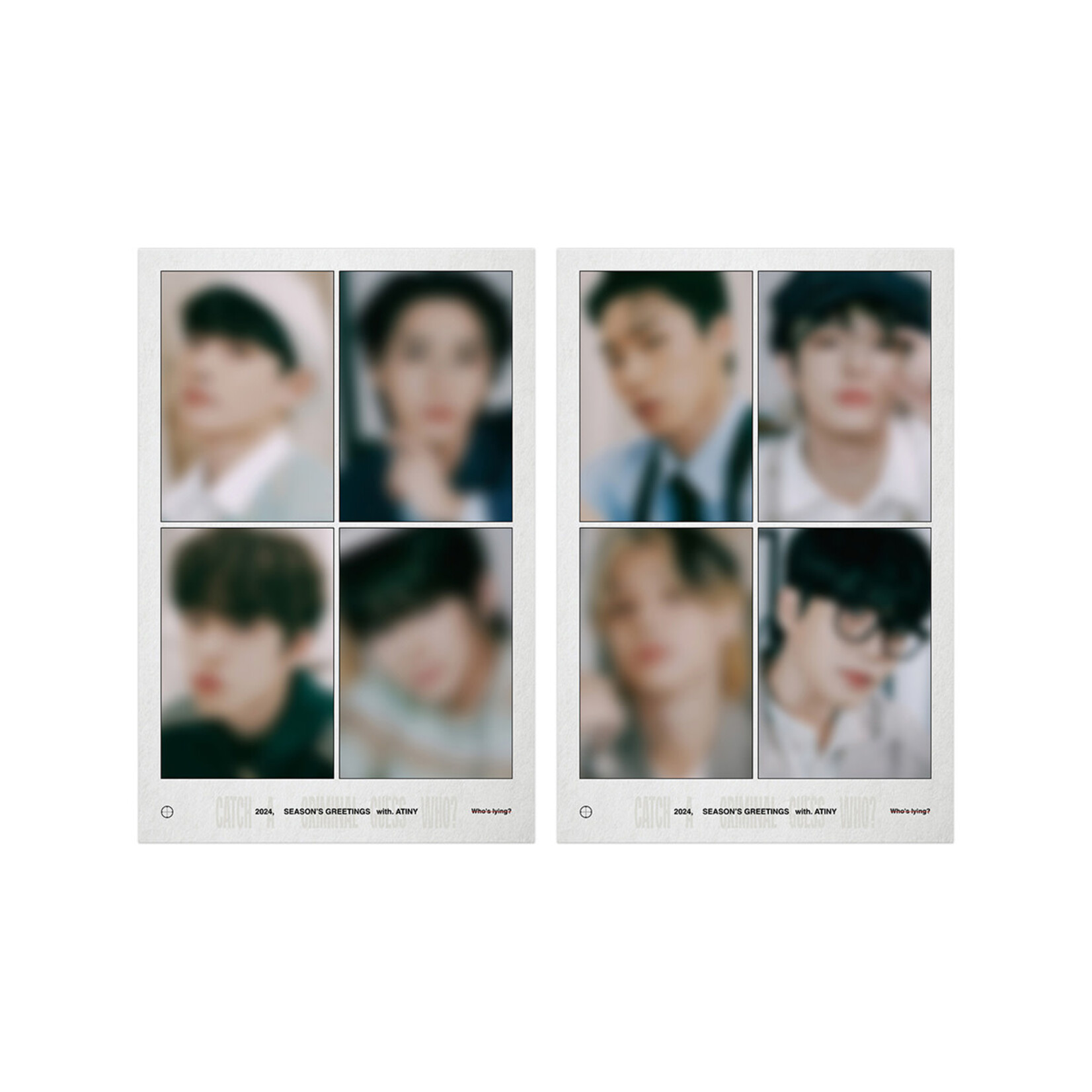 ATEEZ ATEEZ - 2024 SEASON'S GREETINGS + 4cut photo 2 types set