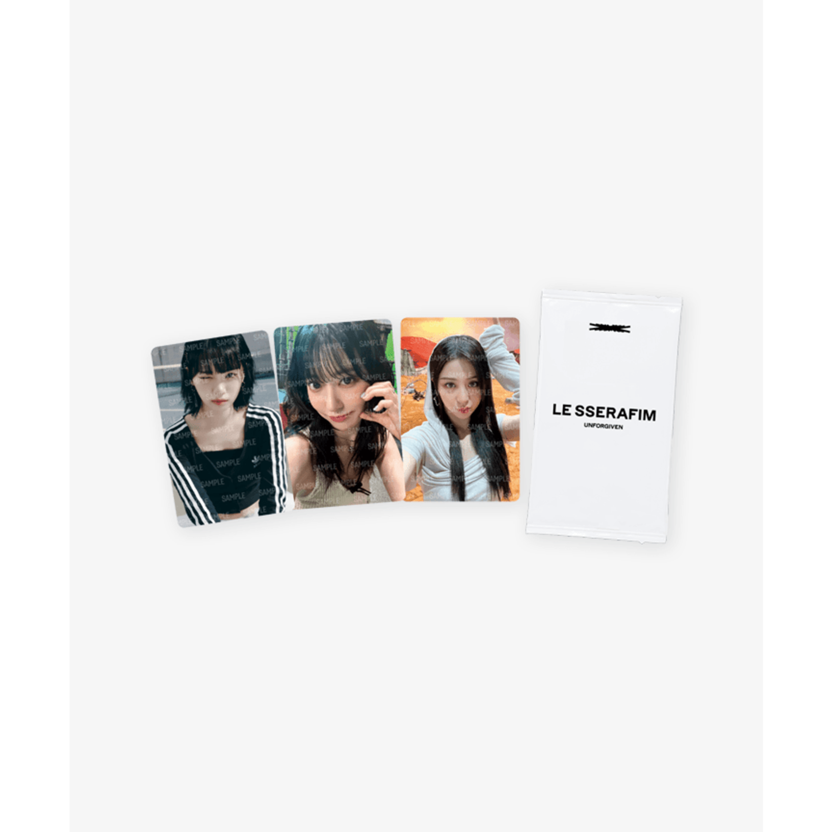 Le Sserafim [Weverse] LE SSERAFIM - [UNFORGIVEN] Photo Card (WS)