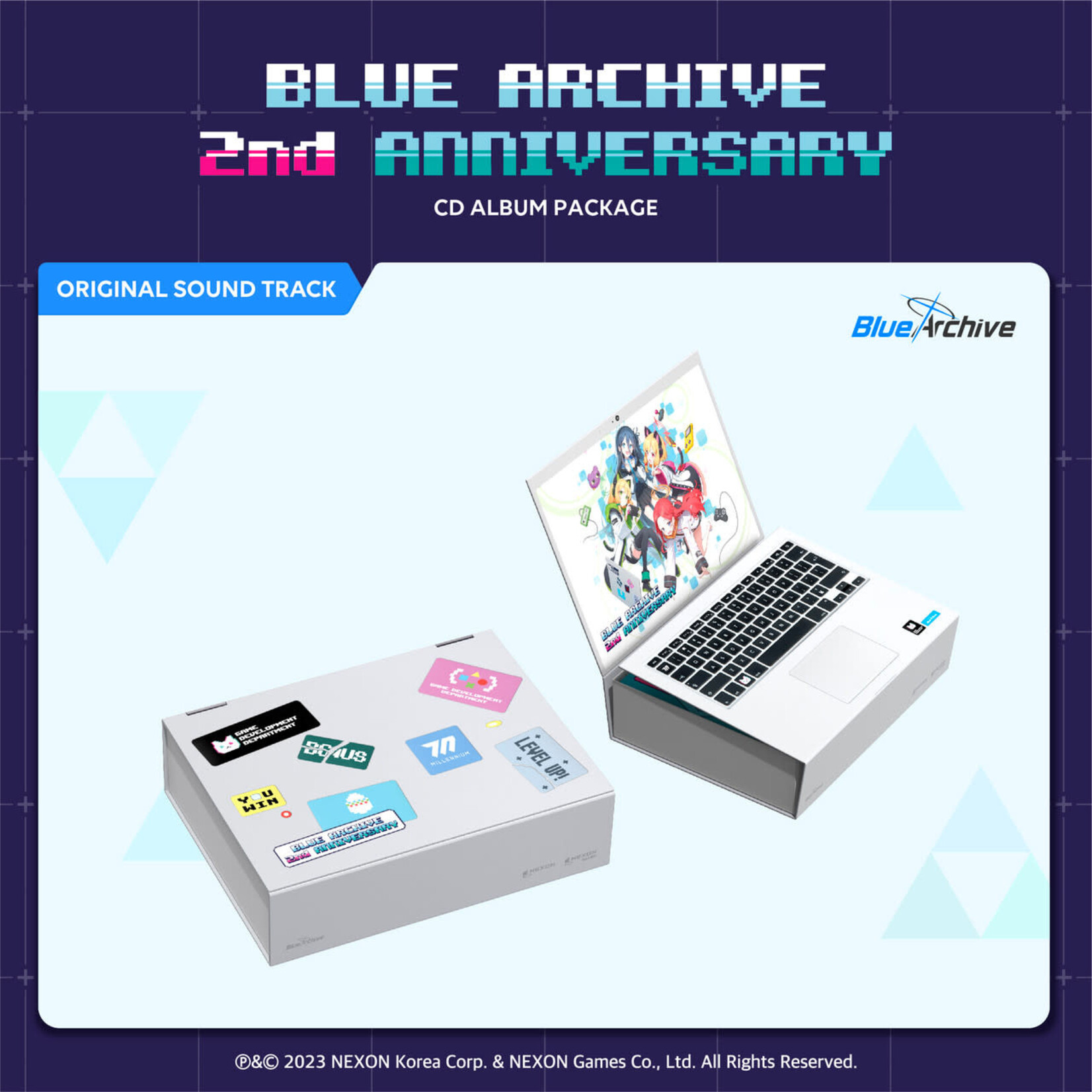 Blue Archive BLUE ARCHIVE - 2nd ANNIVERSARY OST (CD ALBUM PACKAGE)