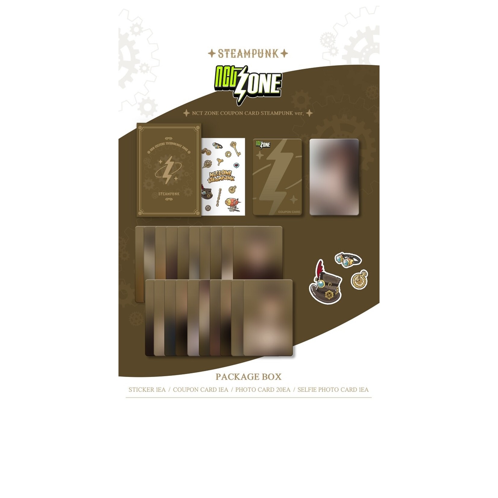 NCT NCT - NCT ZONE COUPON CARD STEAMPUNK ver.
